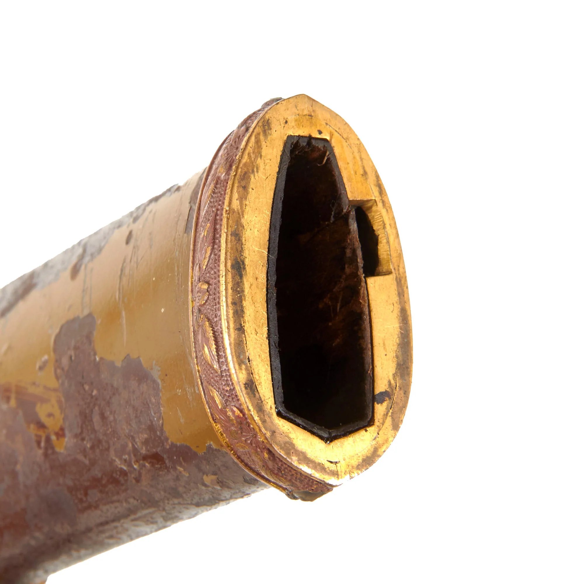 Original WWII Japanese Type 98 Shin-Gunto Katana with Handmade Edo Period Blade, Leather Handle Cover, Steel Scabbard, and Company Grade Tassel — image 10