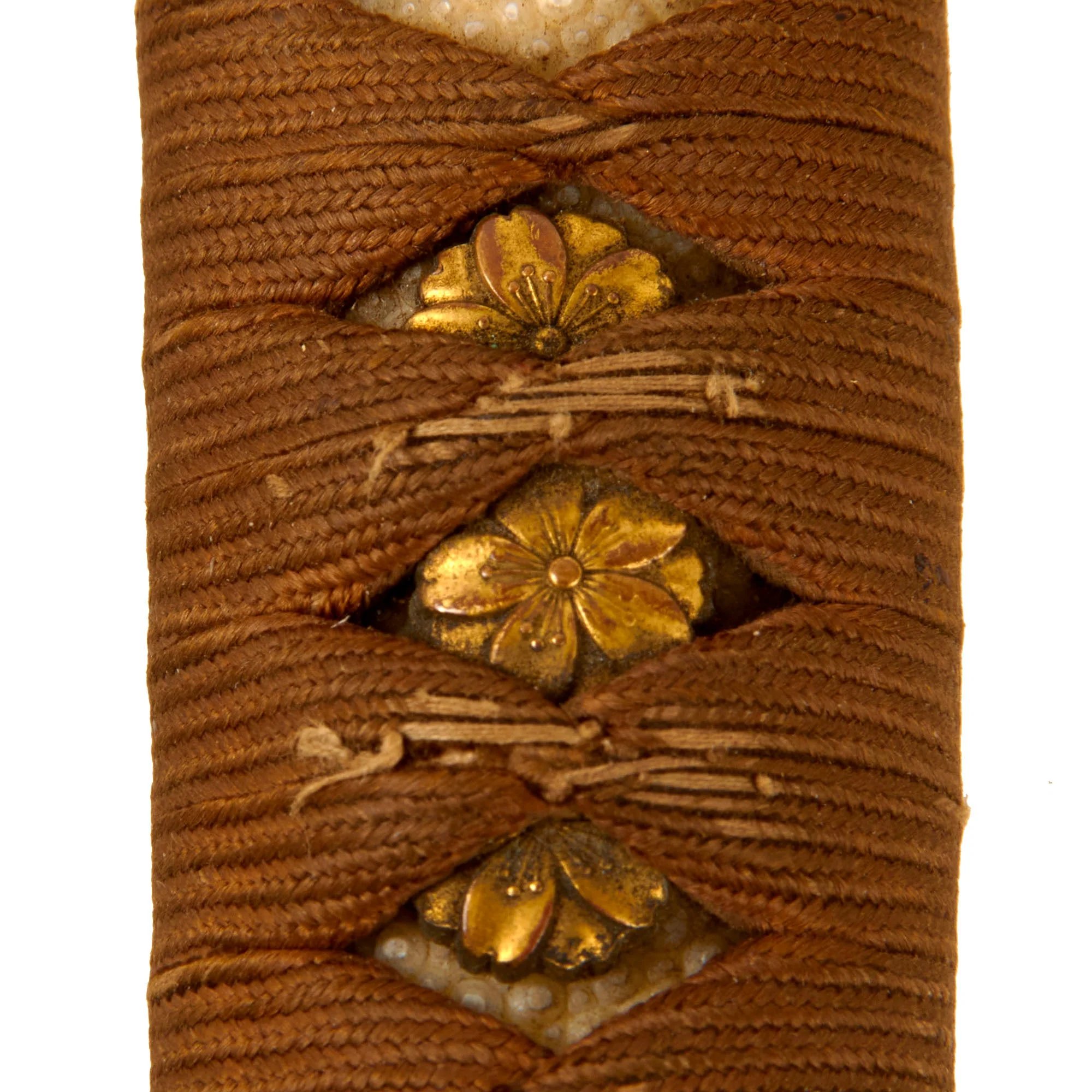 Original WWII Japanese Type 98 Shin-Gunto Katana with Handmade Edo Period Blade, Leather Handle Cover, Steel Scabbard, and Company Grade Tassel — image 17