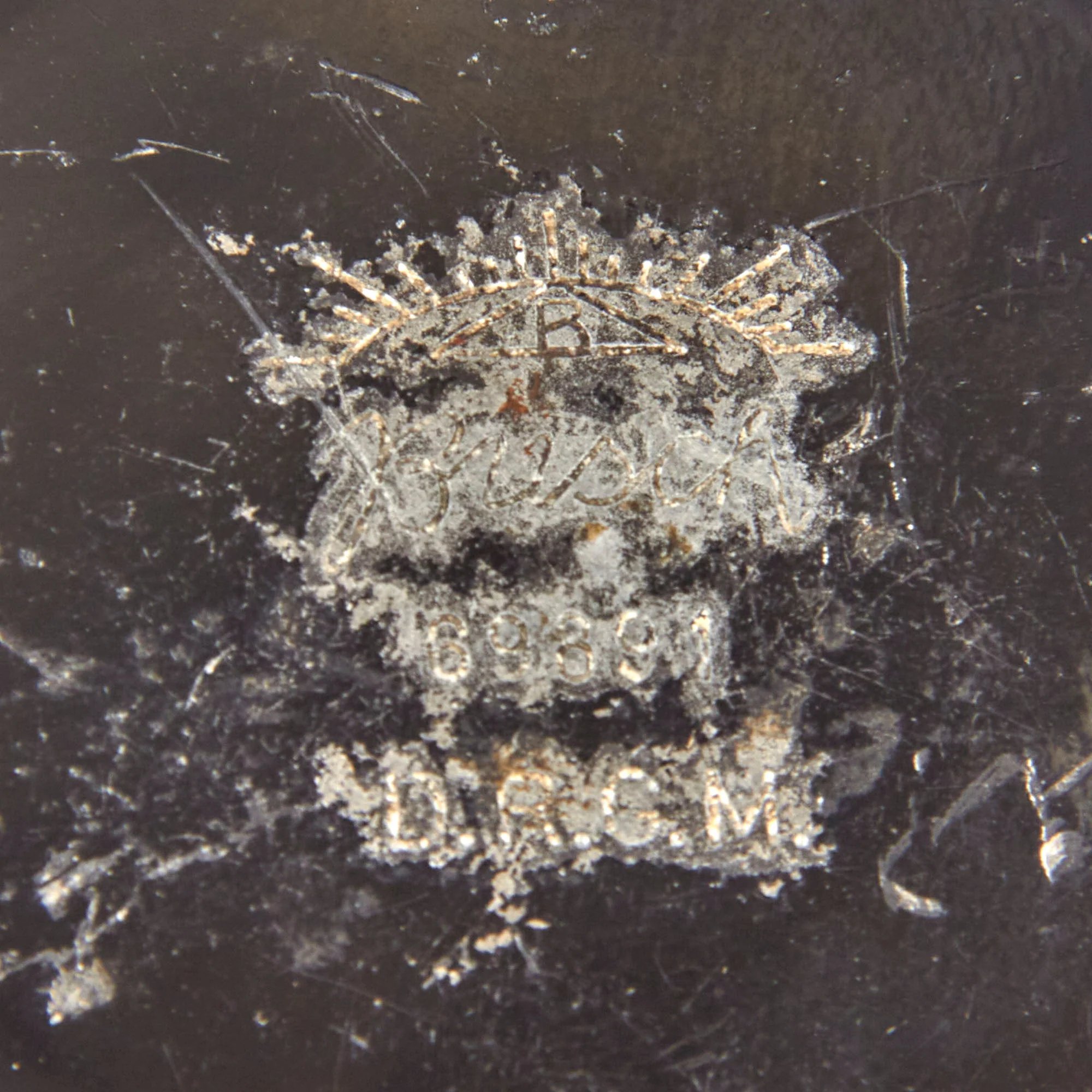 Original German WWII Busch Marching Compass with Original Strap — image 3