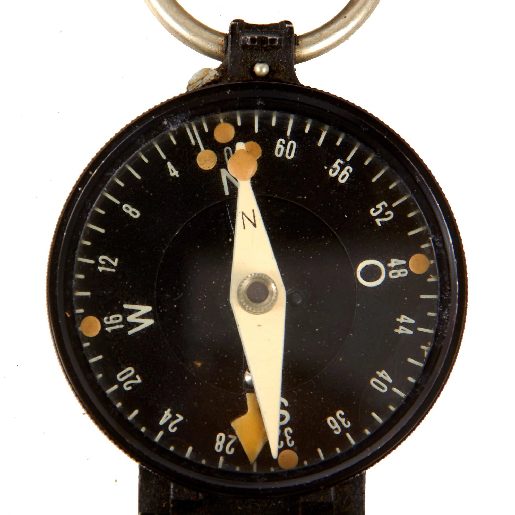 Original German WWII Busch Marching Compass with Original Strap — image 4