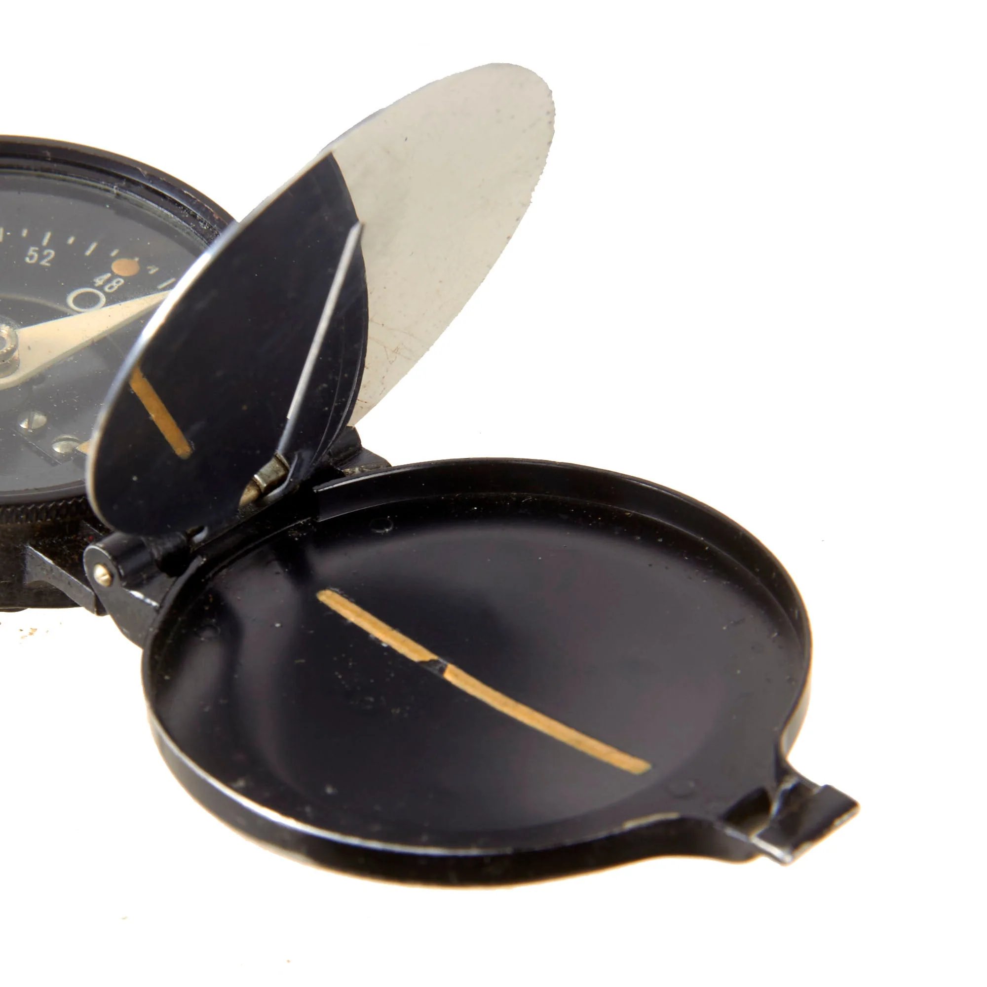 Original German WWII Busch Marching Compass with Original Strap — image 5