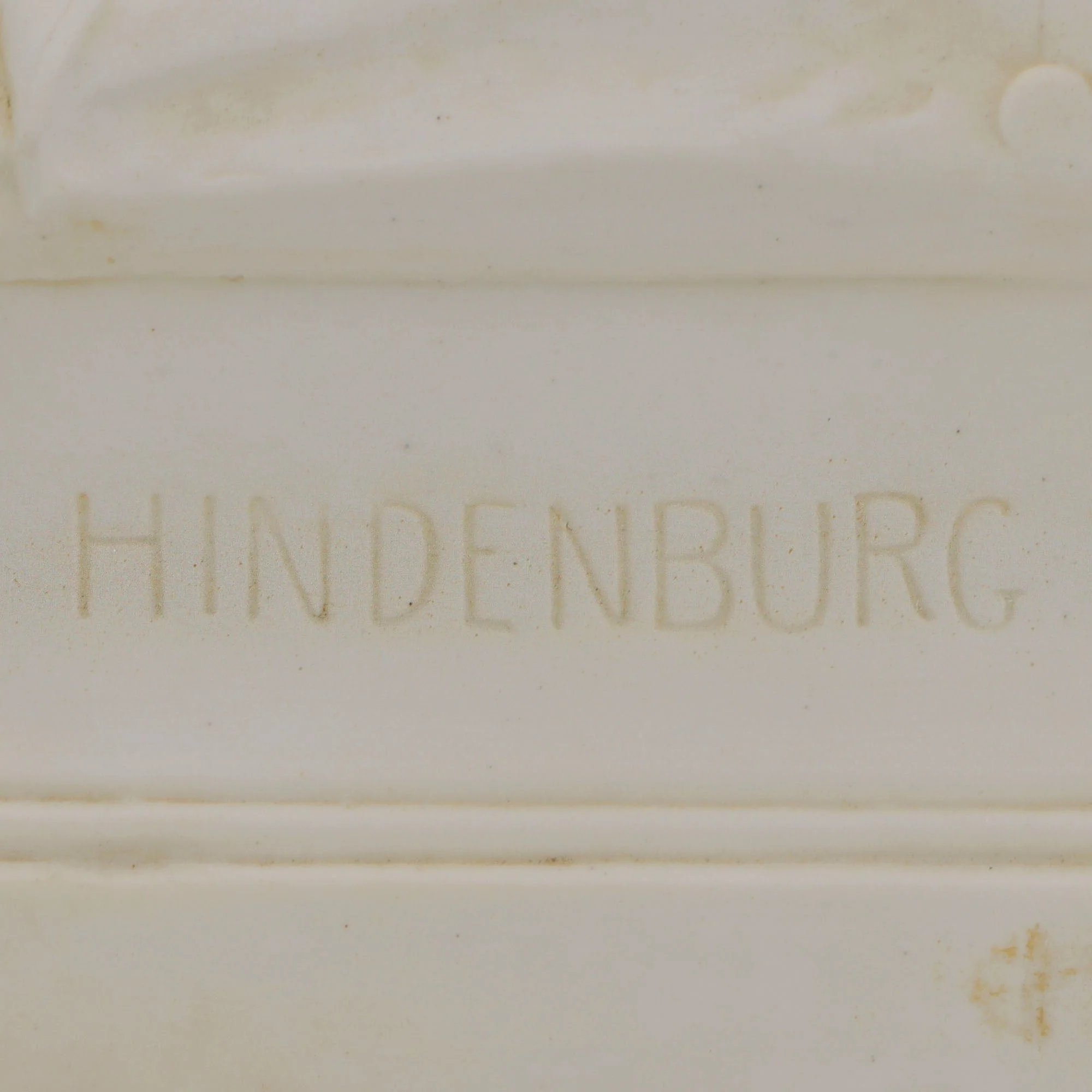 Original Imperial German WWI Ceramic Bust of Paul von Hindenburg - Marked Romanus Andresen — image 5