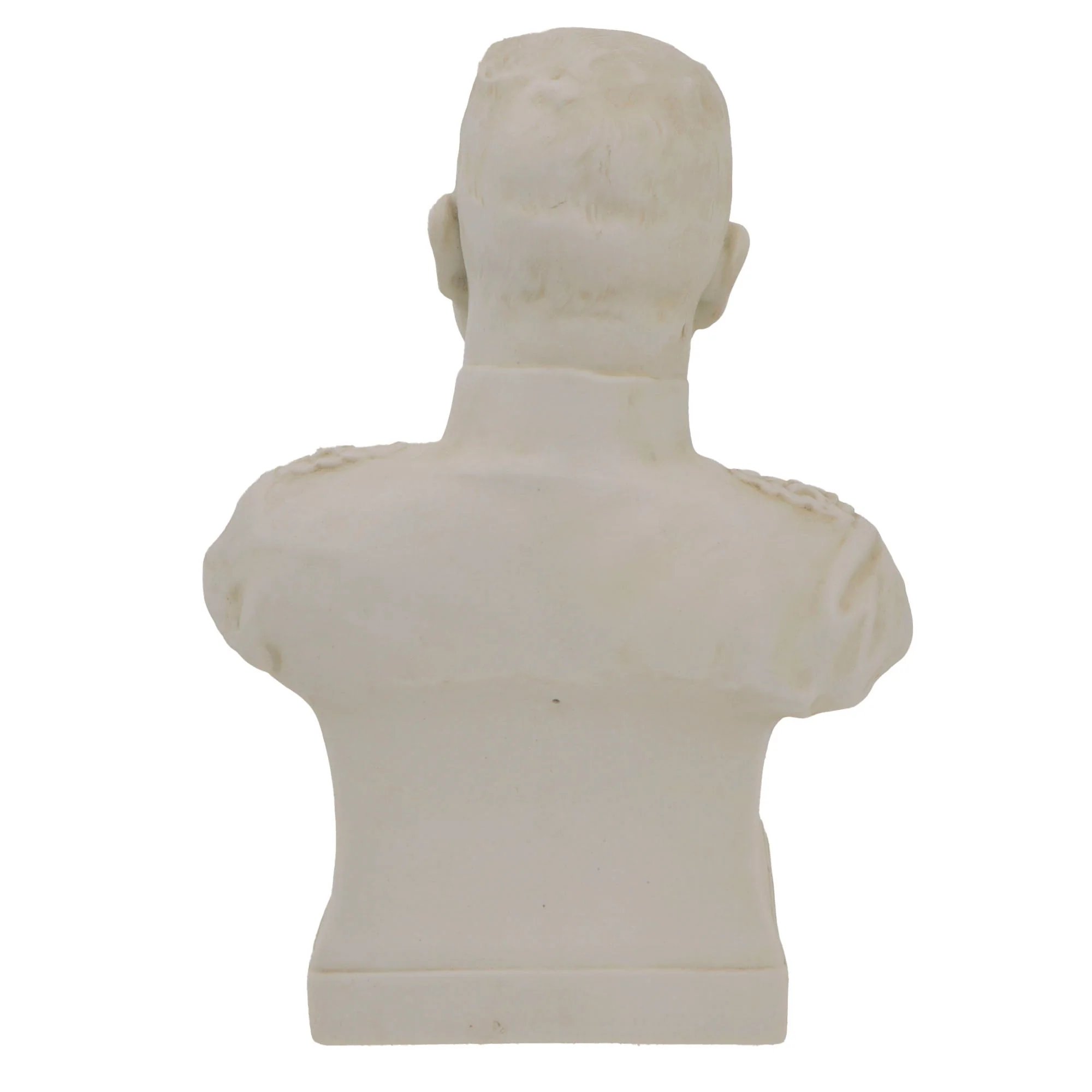 Original Imperial German WWI Ceramic Bust of Paul von Hindenburg - Marked Romanus Andresen — image 8