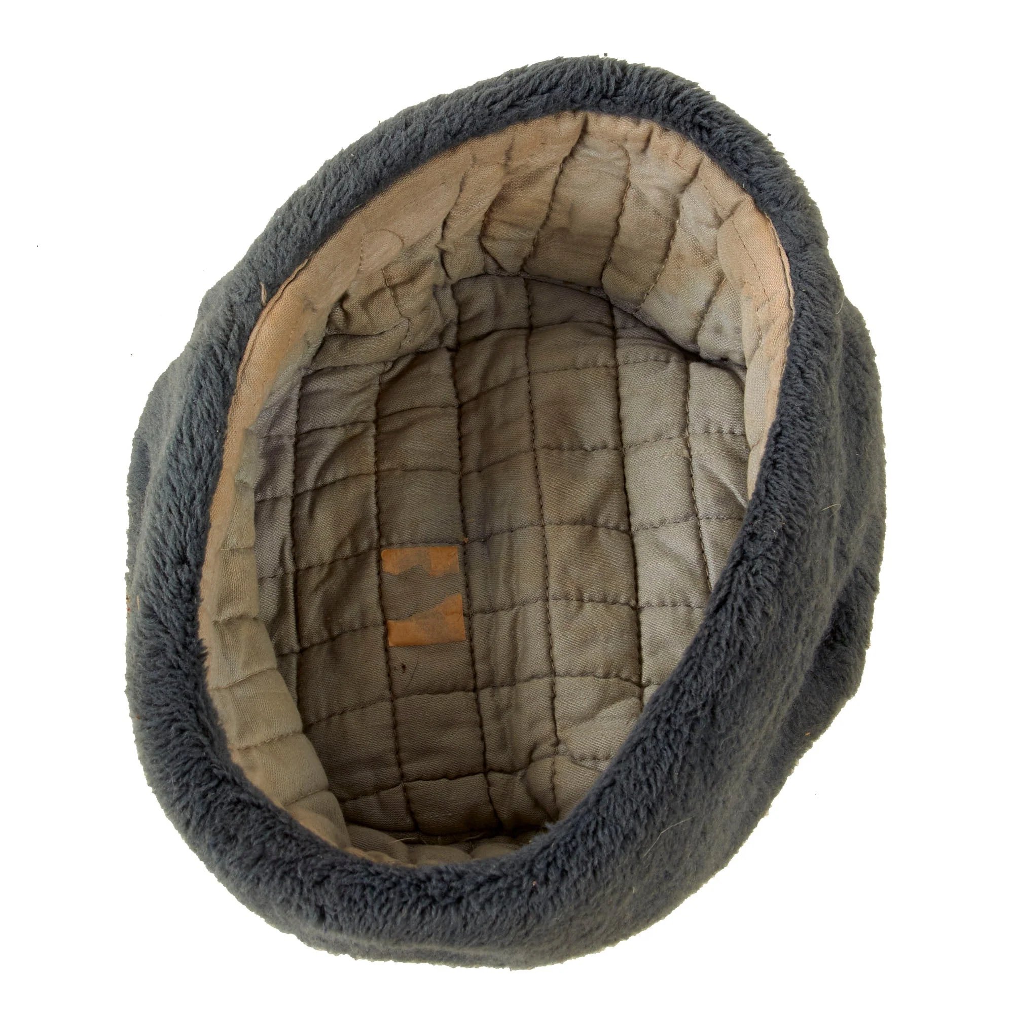 Original German WWII Eastern Front Luftwaffe Soviet Ushanka Style Insulated Winter Cap — image 10