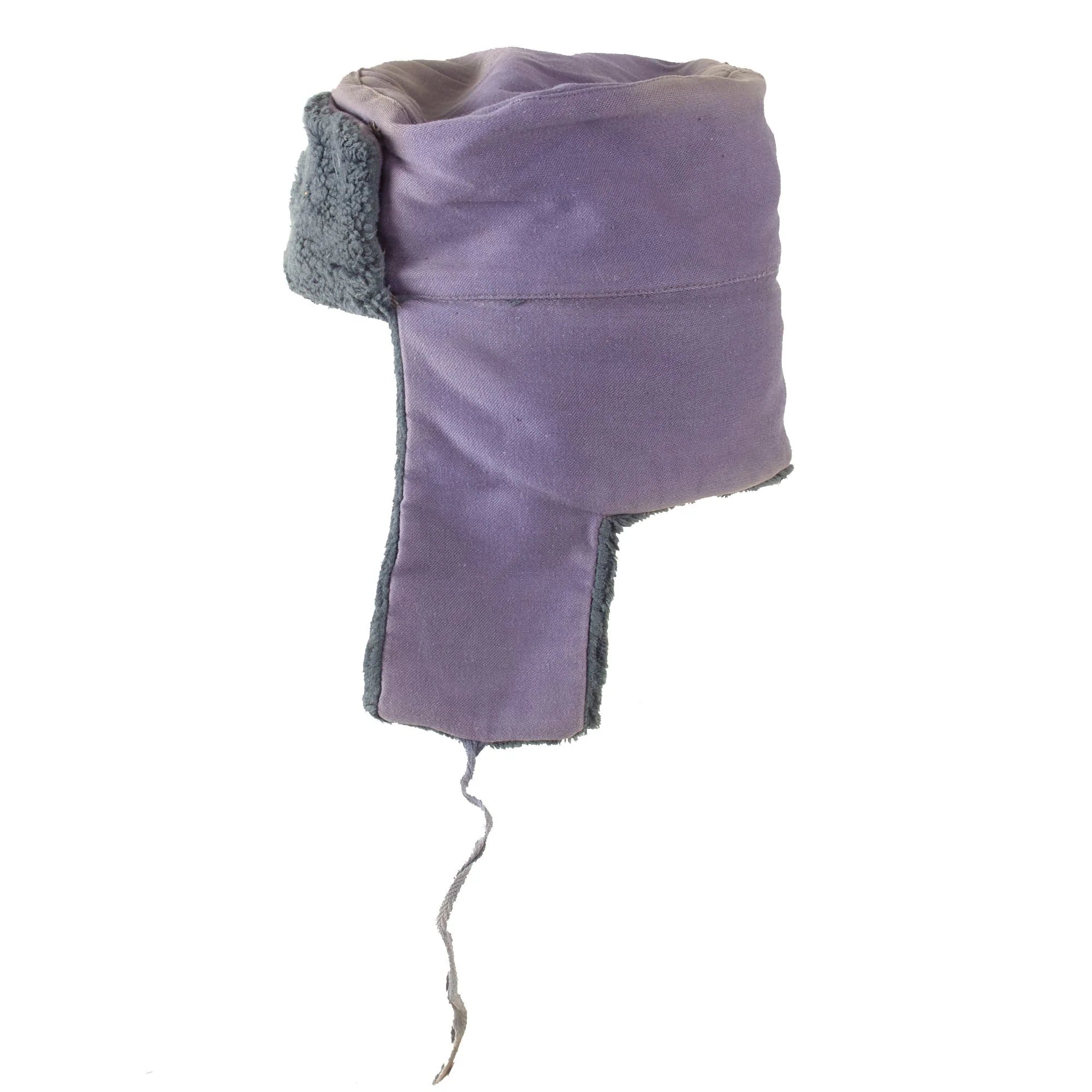 Original German WWII Eastern Front Luftwaffe Soviet Ushanka Style Insulated Winter Cap — image 13