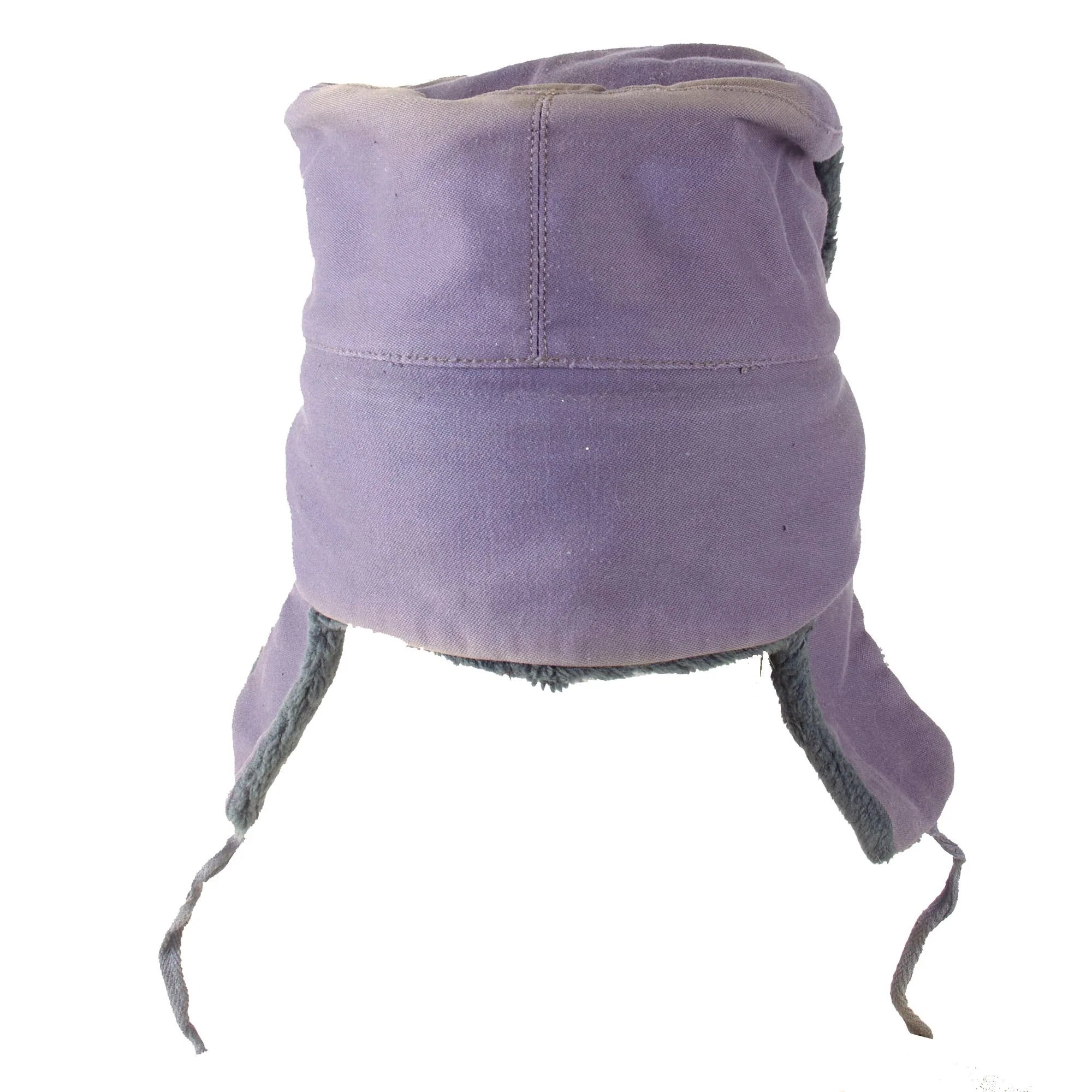 Original German WWII Eastern Front Luftwaffe Soviet Ushanka Style Insulated Winter Cap — image 14