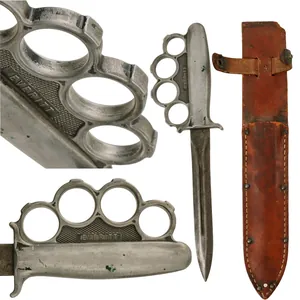 Original Rare U.S. WWII Everitt Black Handle Knuckle Fighting Knife …