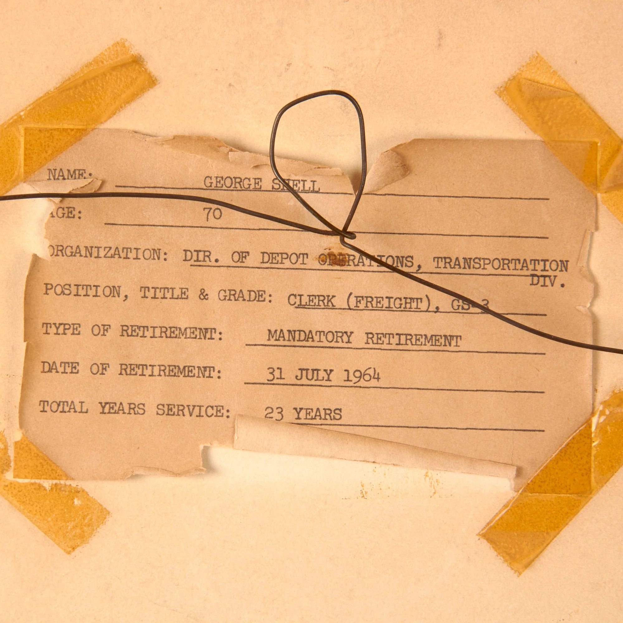 Original U.S. WWI Marine Corps Dog Tag & Good Conduct Medal with Accompanying Documents & Ephemera - Private George Abraham Shell — image 30