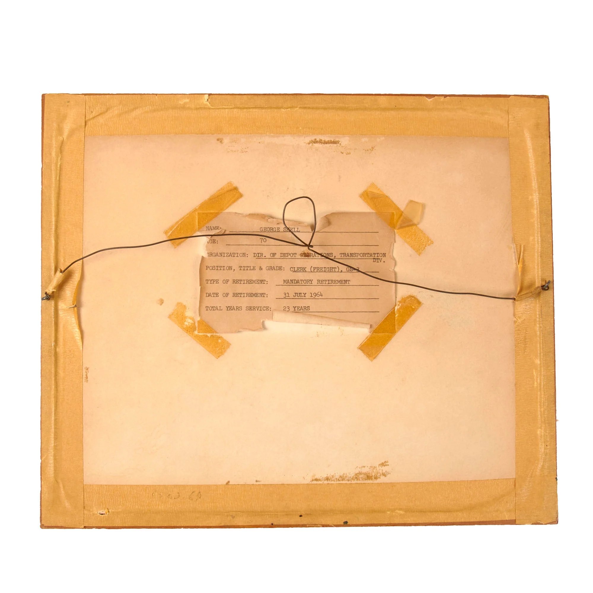 Original U.S. WWI Marine Corps Dog Tag & Good Conduct Medal with Accompanying Documents & Ephemera - Private George Abraham Shell — image 31