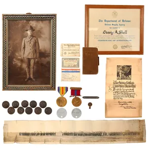 Original U.S. WWI Marine Corps Dog Tag & Good Conduct …