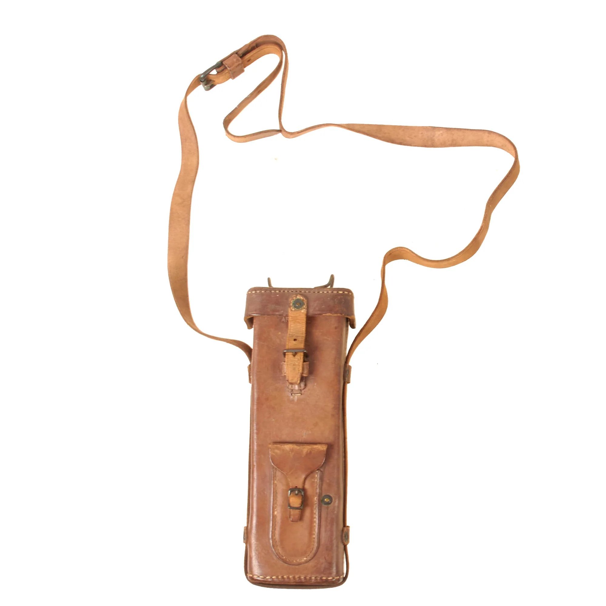 Original U.S. WWI M1903 Springfield Warner & Swasey M-1913 Sniper Scope with Mounting Bracket in 1918-Dated Leather Case - Extremely Rare — image 16