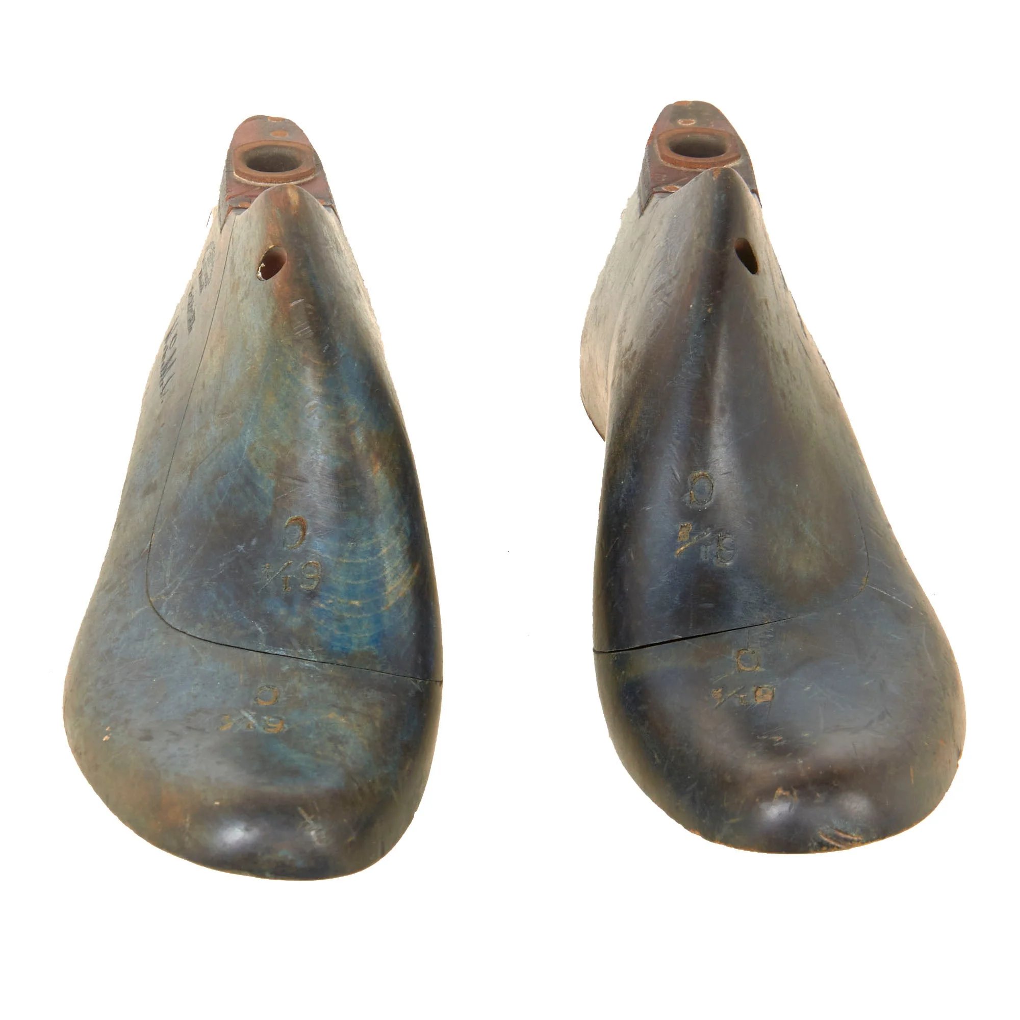 Original U.S. Pre-WWI Era USMC Philadelphia-Depot Marked Shoe Trees in Size 6 1/2 - Dated 1911 — image 10