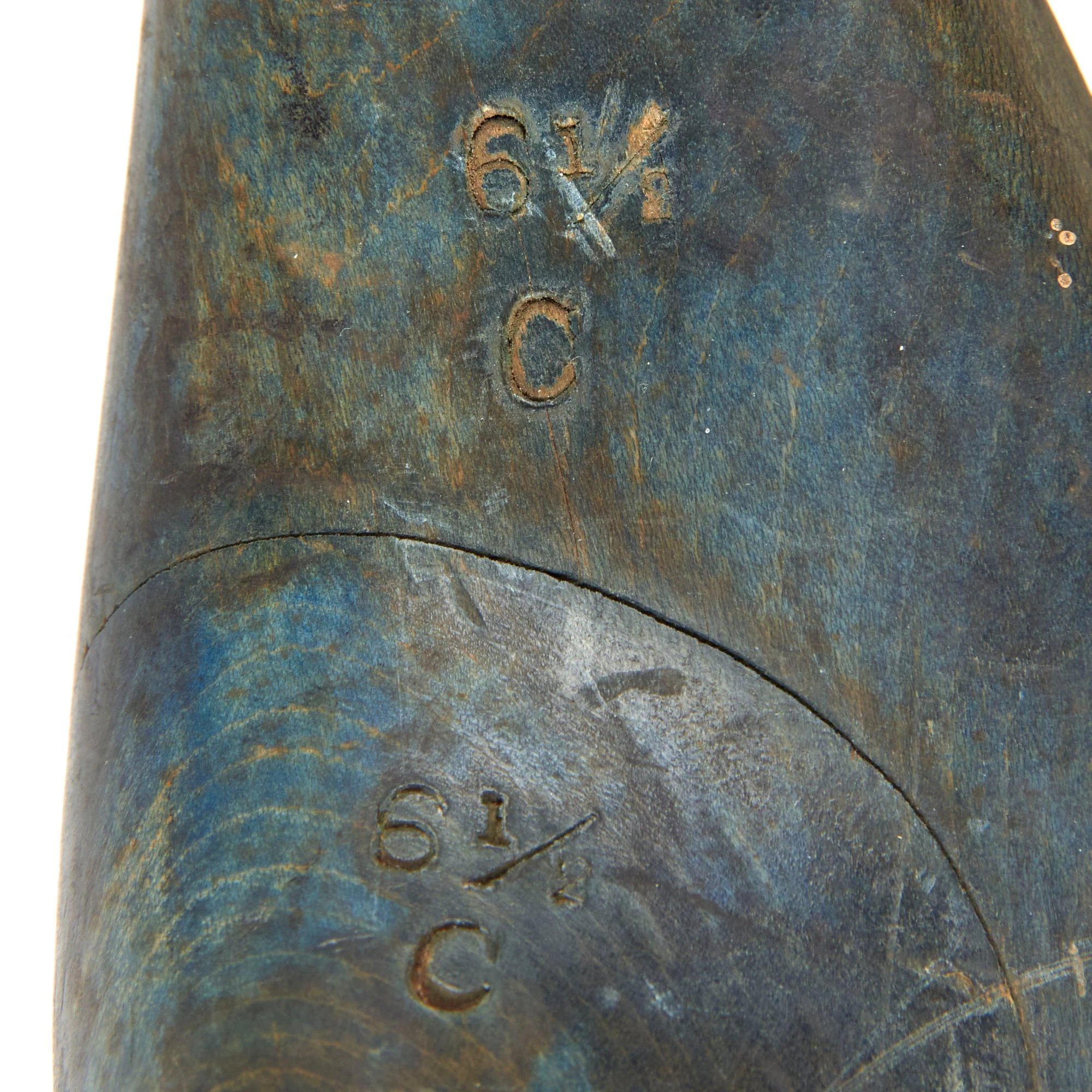 Original U.S. Pre-WWI Era USMC Philadelphia-Depot Marked Shoe Trees in Size 6 1/2 - Dated 1911 — image 5