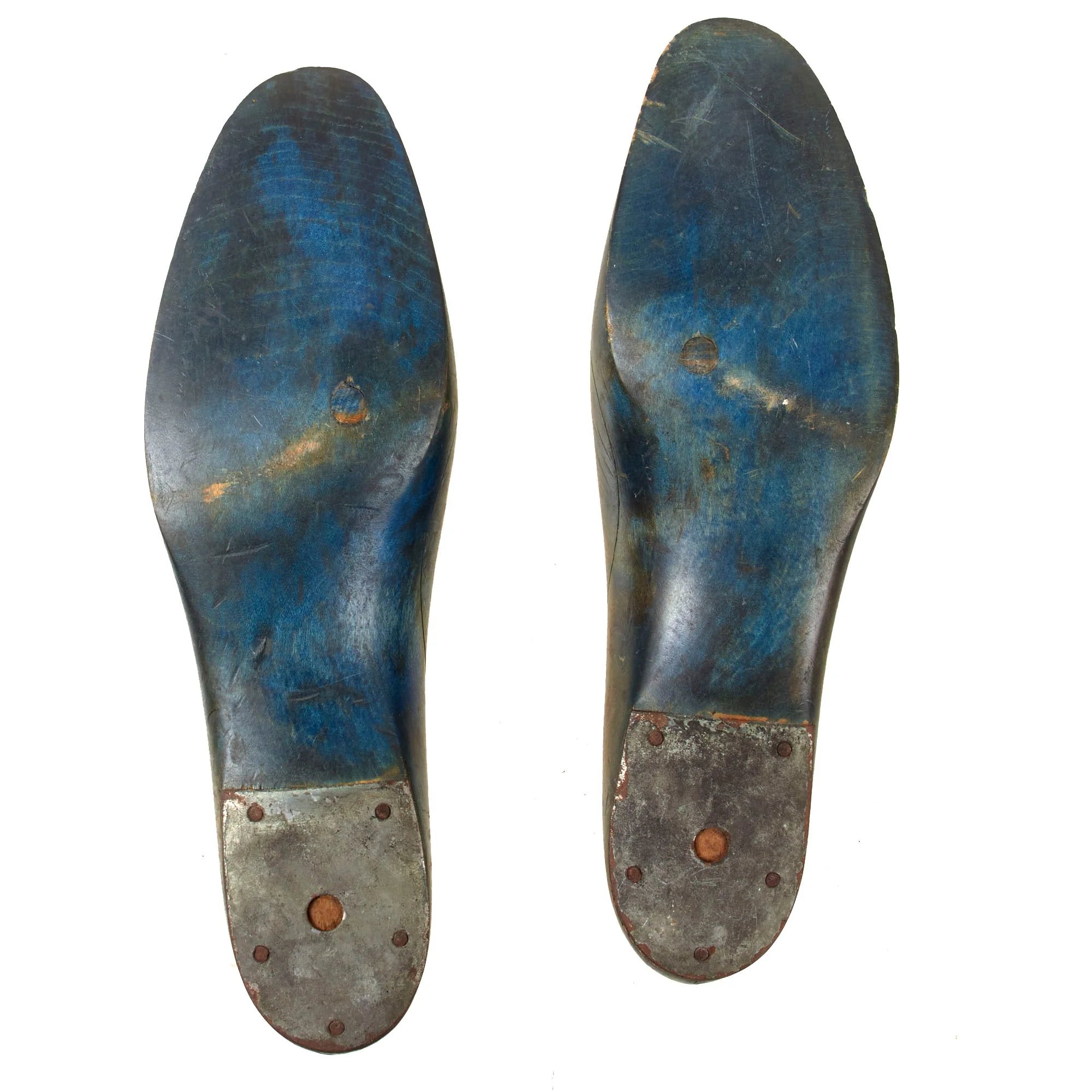 Original U.S. Pre-WWI Era USMC Philadelphia-Depot Marked Shoe Trees in Size 6 1/2 - Dated 1911 — image 7