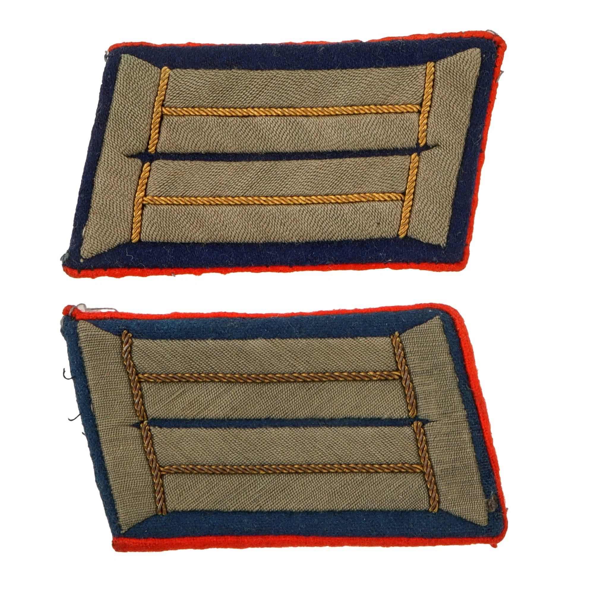 Original Imperial German WWI Medical Corps Major Shoulder Board and Collar Tab Set — image 3