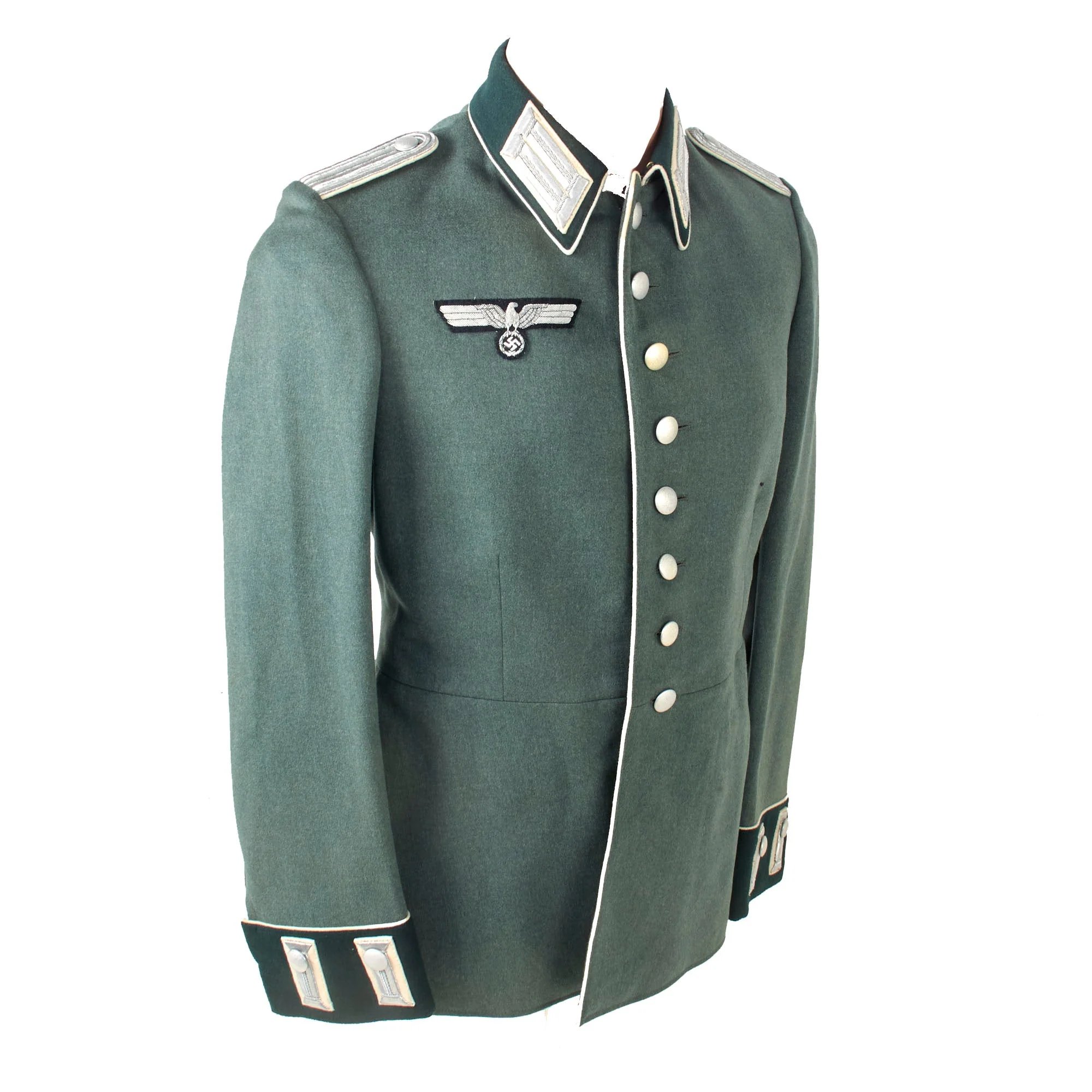 Original German WWII Heer Army Infantry Leutnant Officer M35 Waffenrock Dress Tunic by Gebr. Venker of Münster — image 10