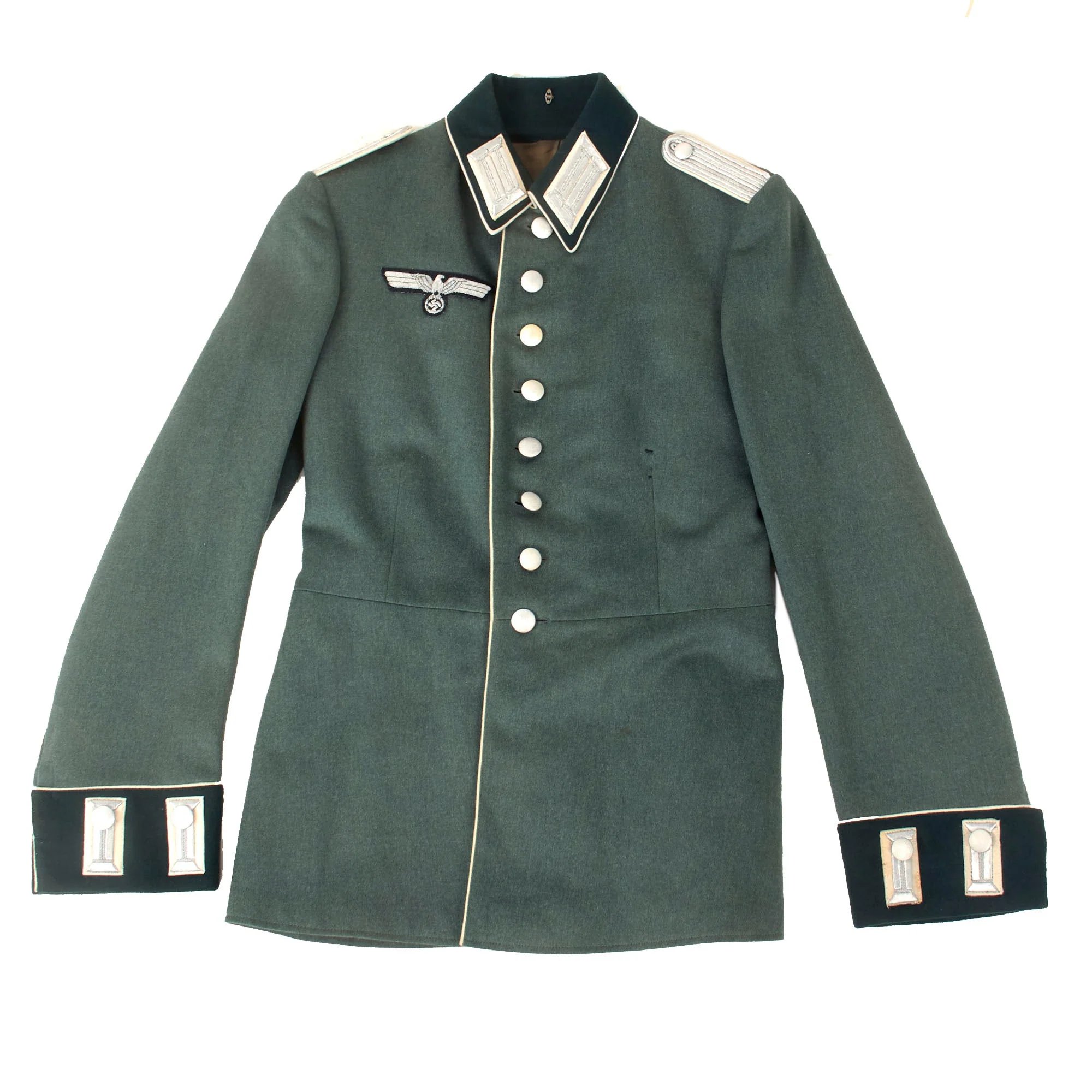 Original German WWII Heer Army Infantry Leutnant Officer M35 Waffenrock Dress Tunic by Gebr. Venker of Münster — image 16