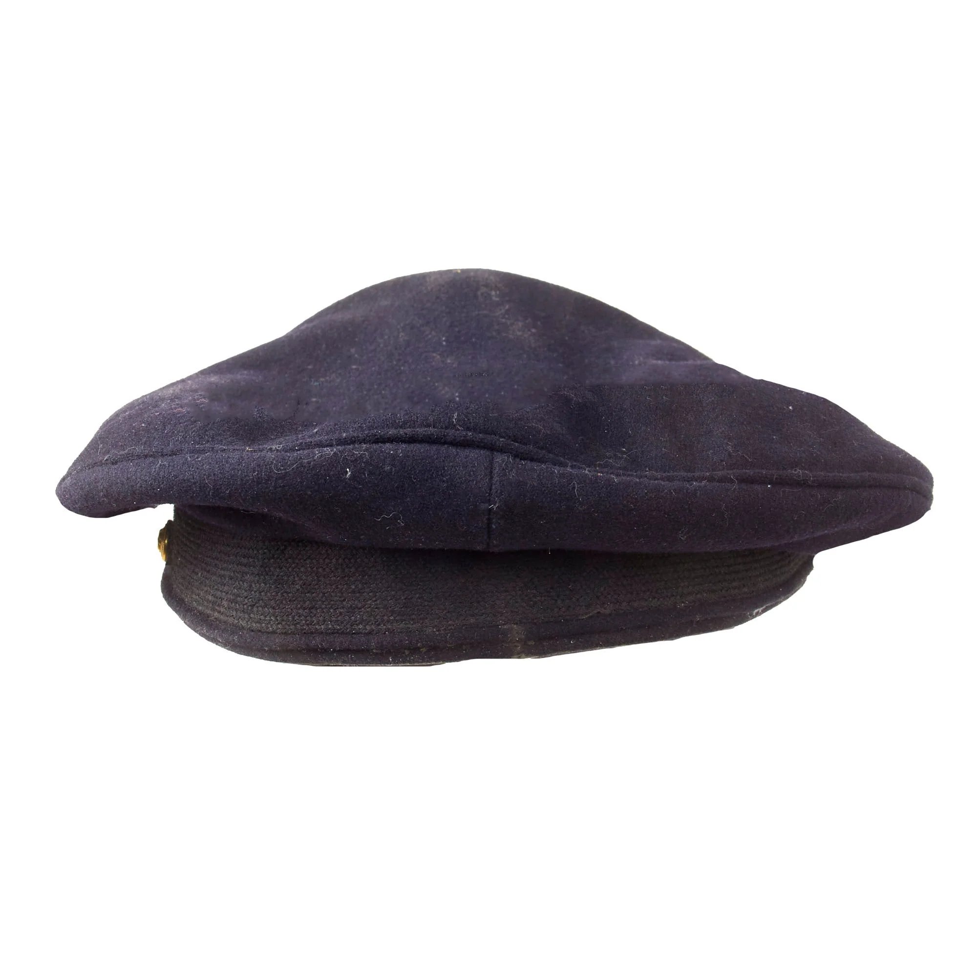Original German WWII Kriegsmarine Navy Blue Junior Grade Officer Schirmmütze Visor Cap — image 18