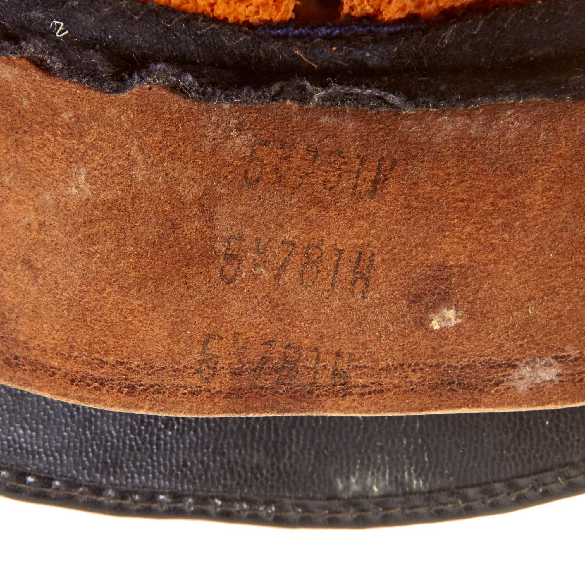 Original German WWII Kriegsmarine Navy Blue Junior Grade Officer Schirmmütze Visor Cap — image 21