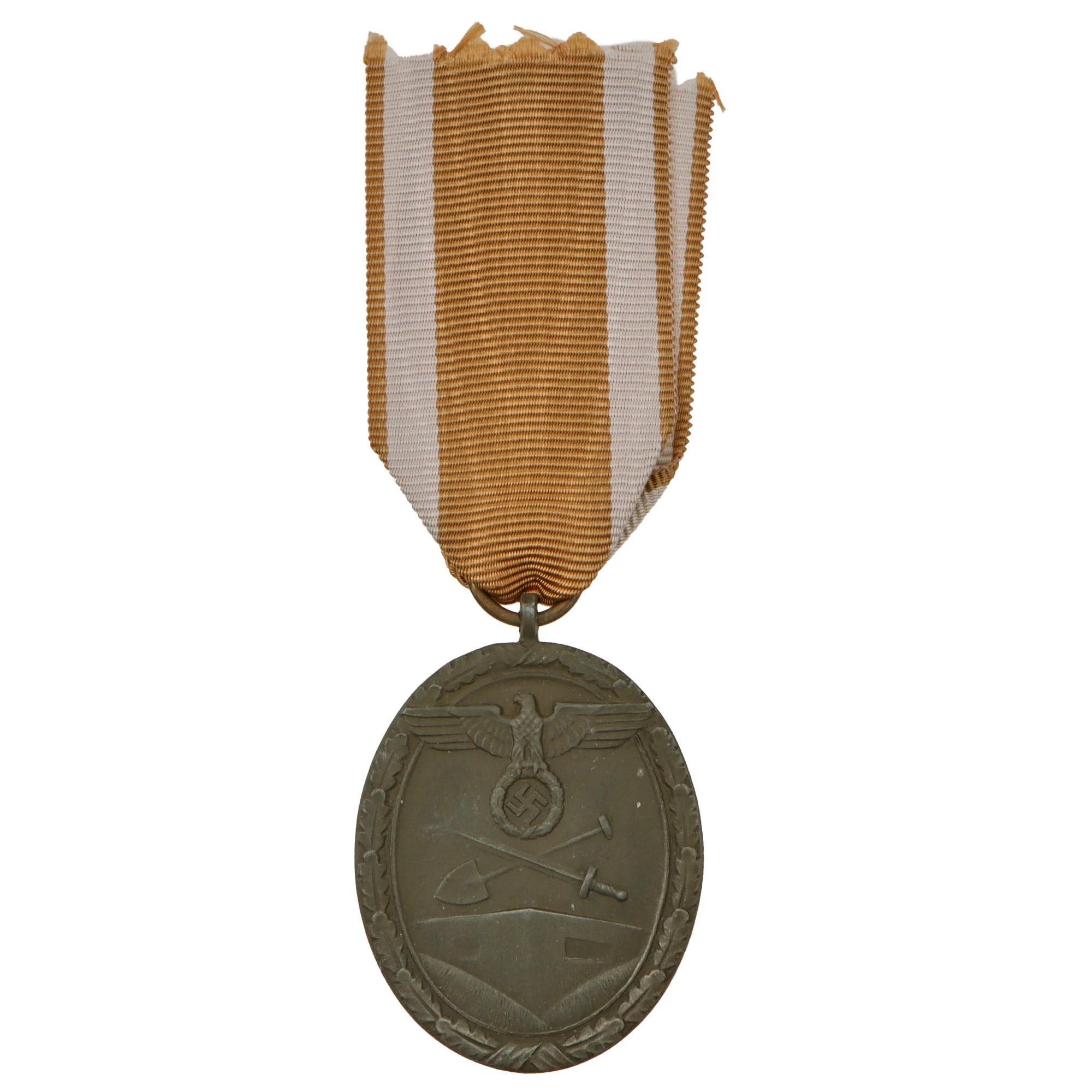 Original German WWII Pair of Awards in Issue Packets - War Merit Cross 2nd Class KvKII and Western Wall Medal — image 6