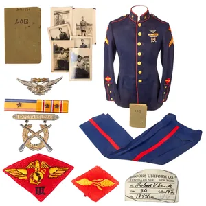 Original U.S. WWII USMC Aircrew Radioman Dress Uniform with Mission …