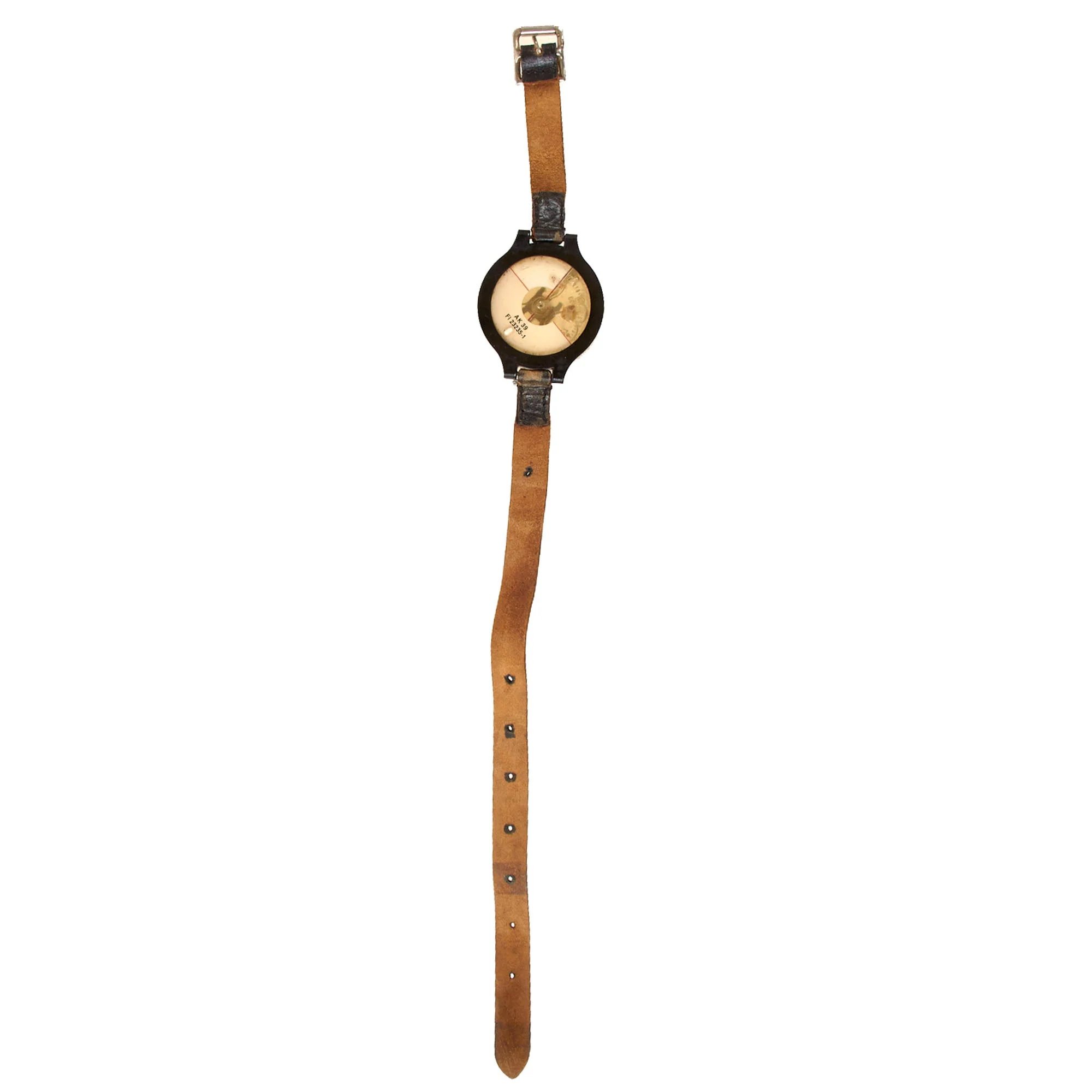 Original WWII German Luftwaffe Aviator AK 39 Wrist Compass — image 6