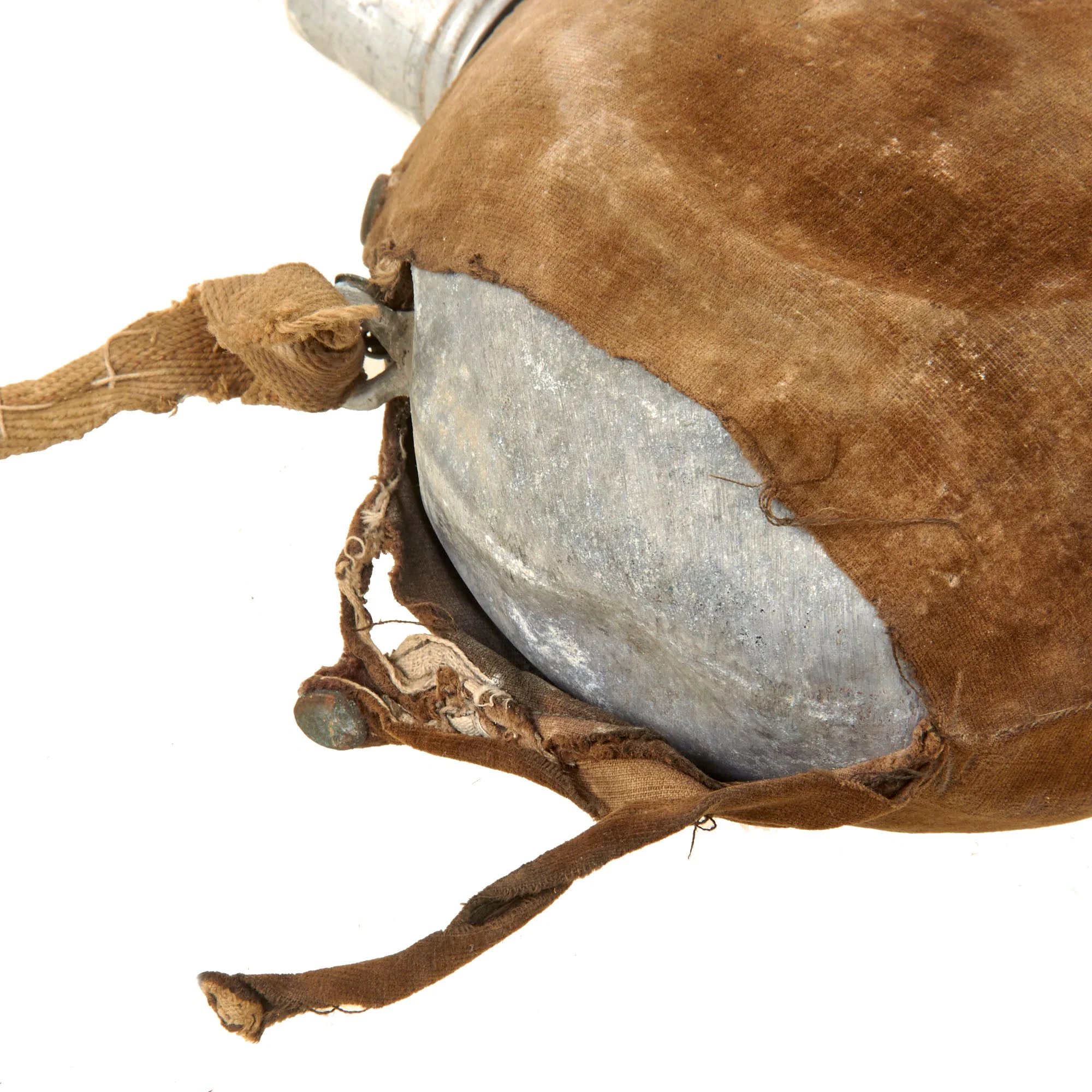 Original Chinese WWII National Revolutionary Army KMT M1930 Canteen - As Captured & Re-Issued to Japanese Navy - Rare — image 5