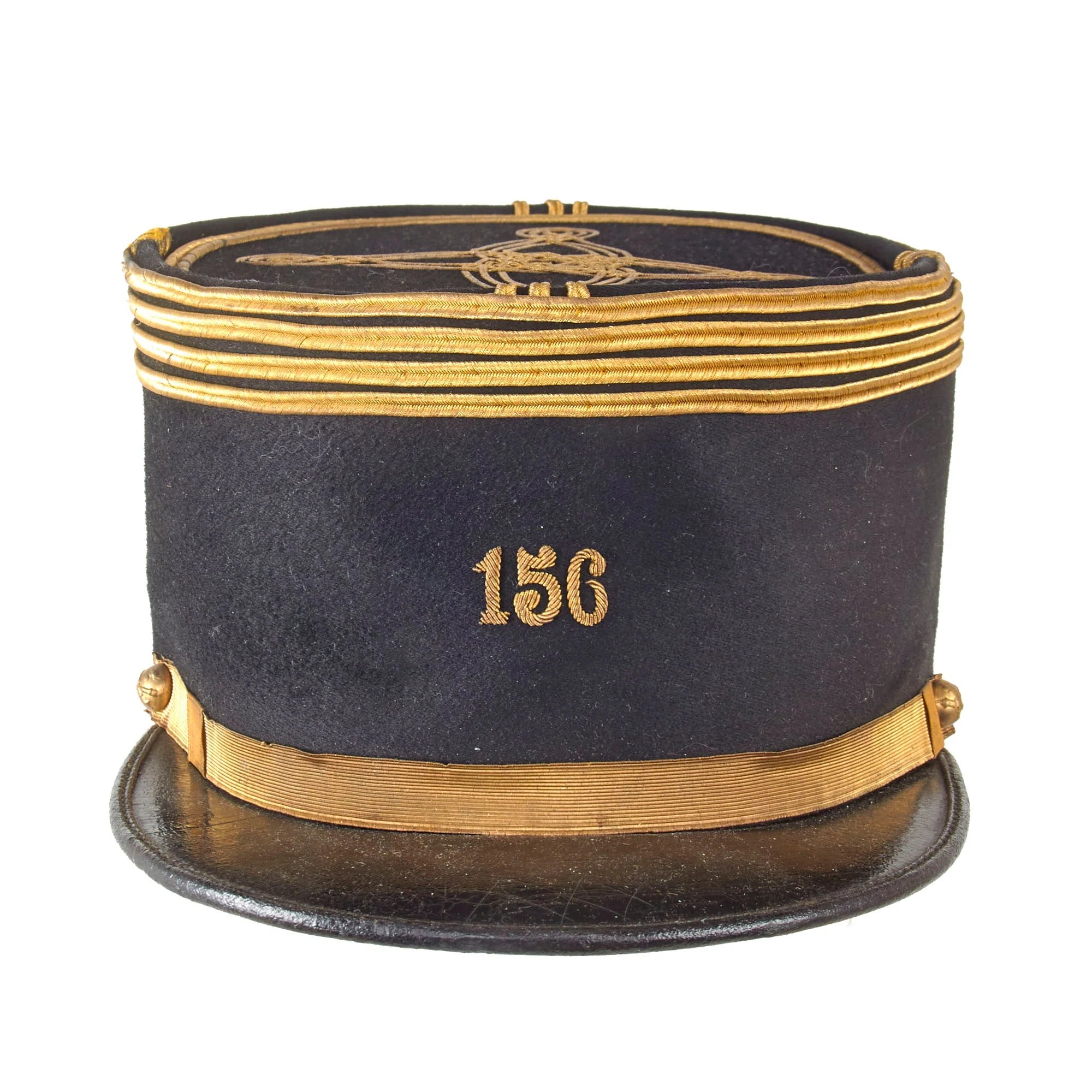 Original French WWI Private Purchase 156th Artillery Commandant Officer's Kepi by Liano of Paris — image 13