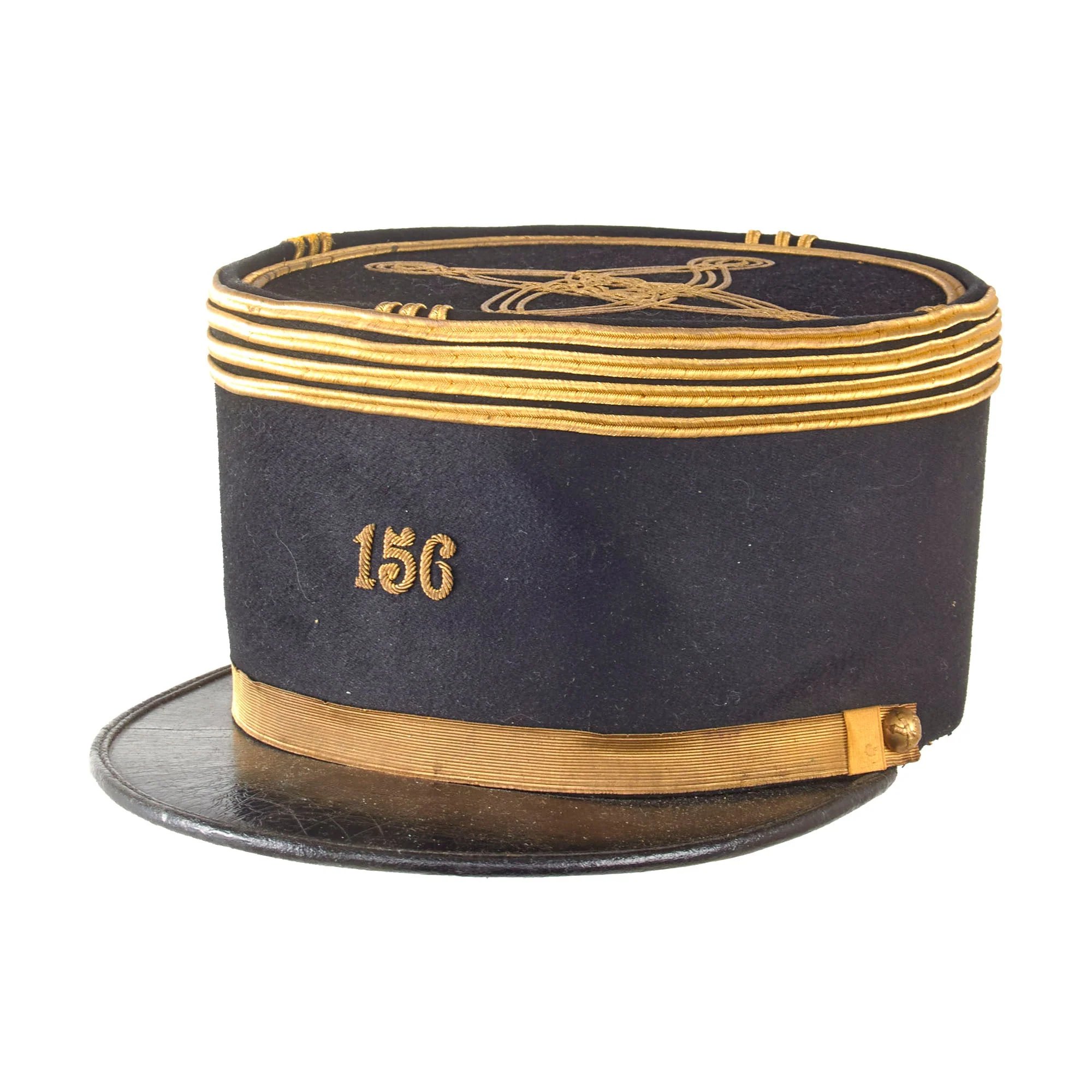 Original French WWI Private Purchase 156th Artillery Commandant Officer's Kepi by Liano of Paris — image 2