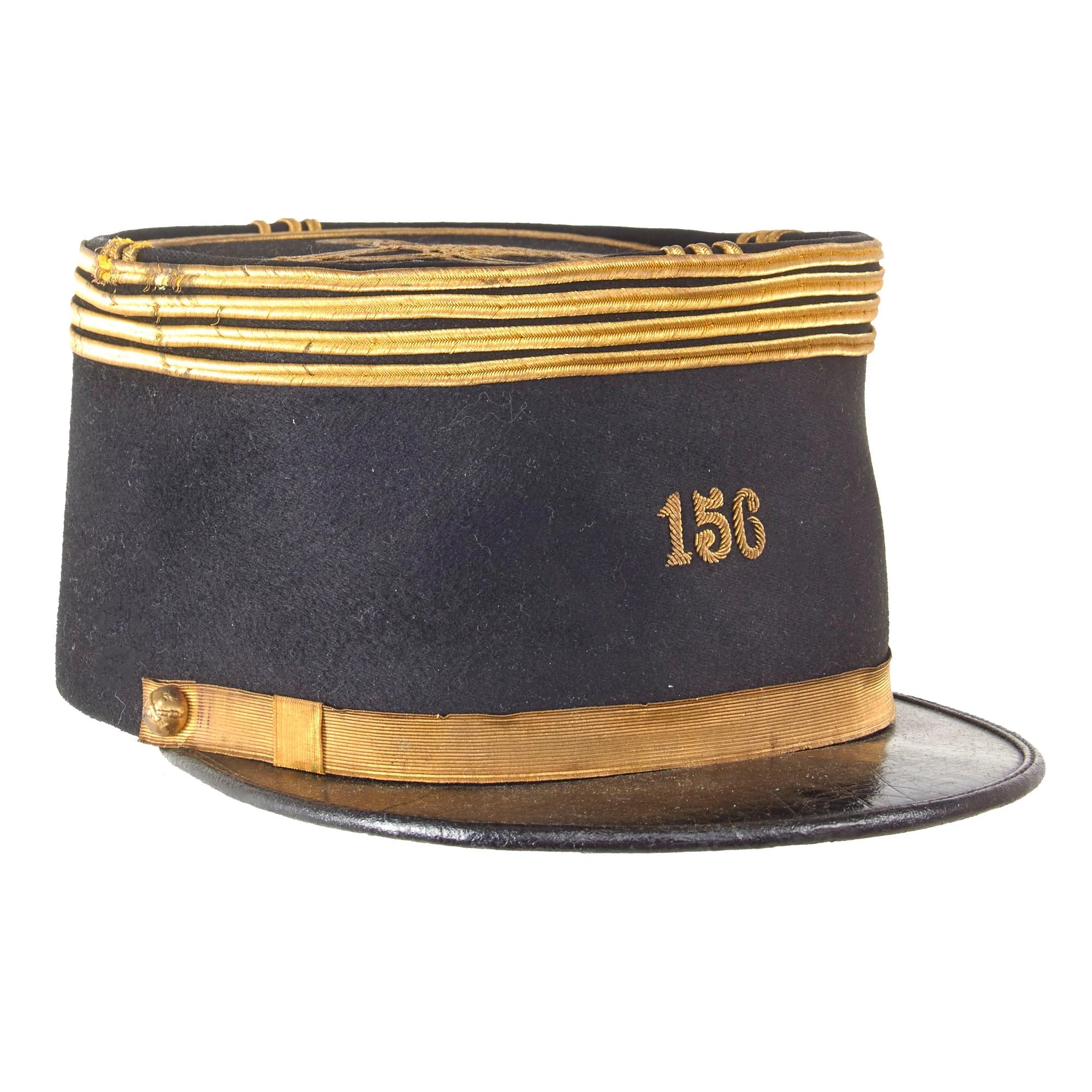 Original French WWI Private Purchase 156th Artillery Commandant Officer's Kepi by Liano of Paris — image 3