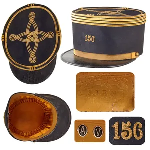 Original French WWI Private Purchase 156th Artillery Commandant Officer's Kepi …