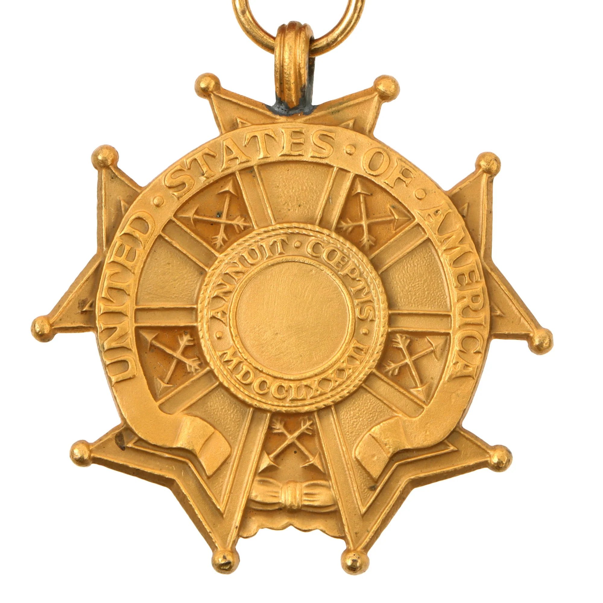 Original U.S. WWII Legion of Merit Legionnaire Degree With Correct 1940's 'Gold Gilt' Full Wrap Brooch with Lapel Device & Proper Case — image 6