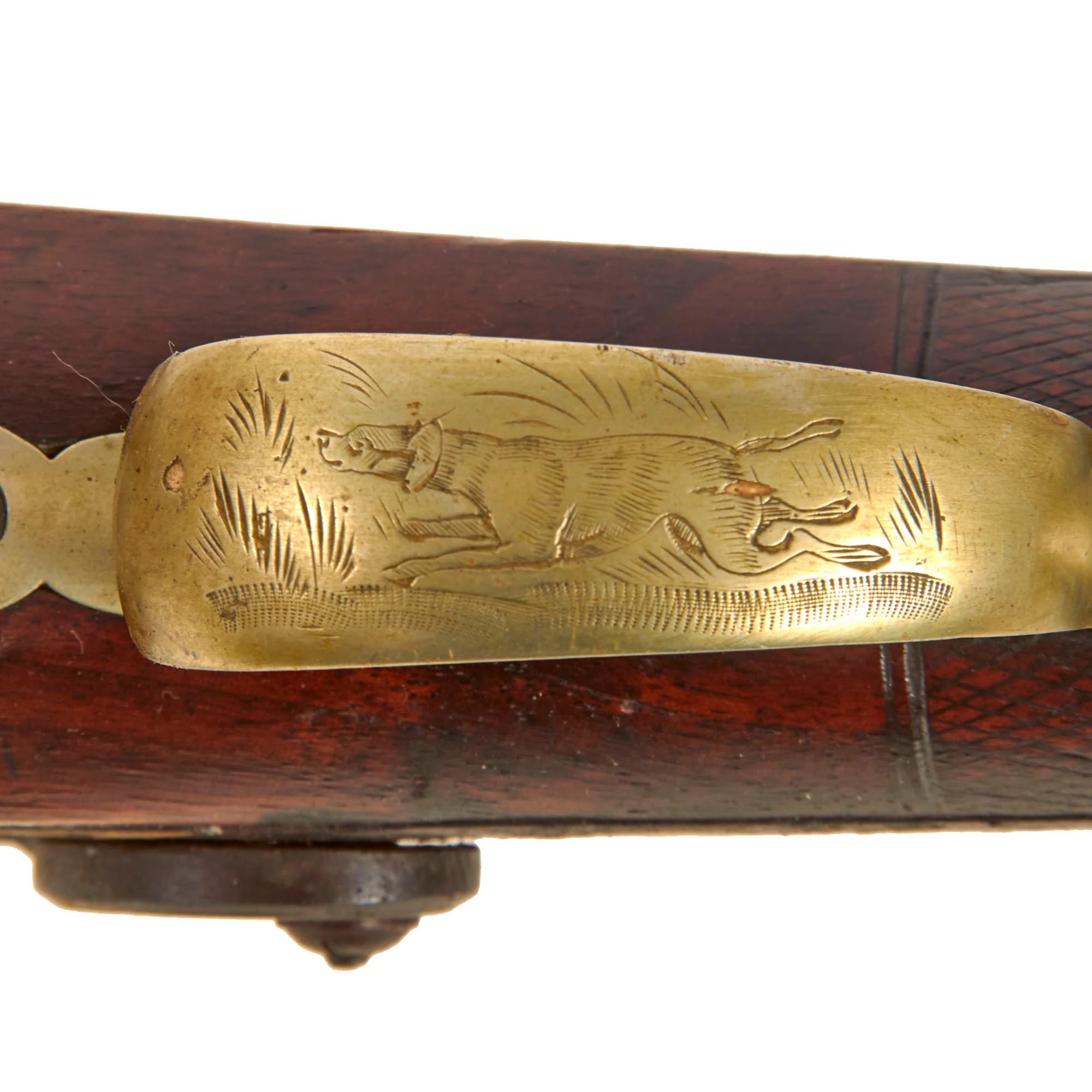 Original U.S. Civil War Era Half Stocked Percussion Heavy Barrel Target Rifle by Jaob Hapgood with Long Range Sight - circa 1845 — image 15