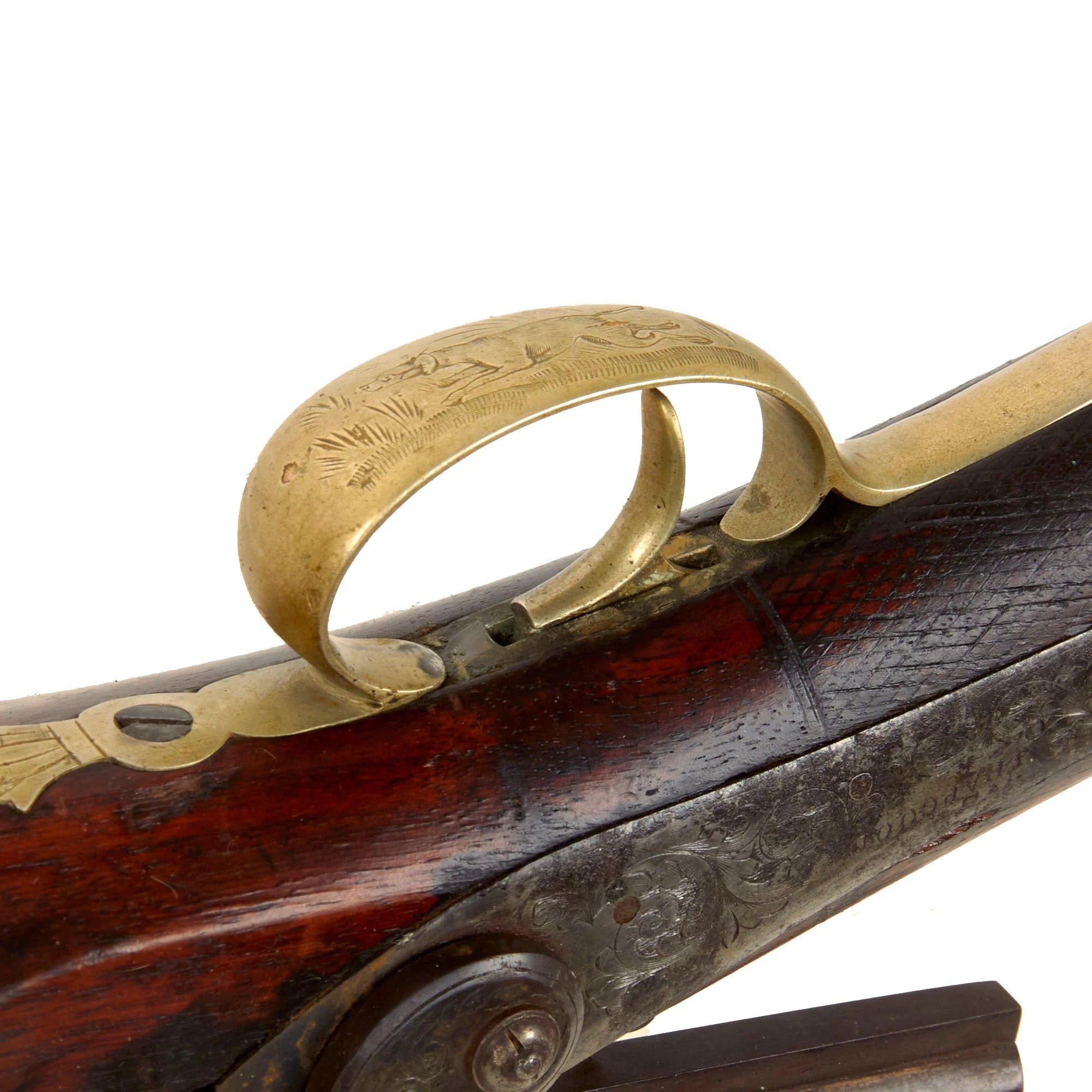 Original U.S. Civil War Era Half Stocked Percussion Heavy Barrel Target Rifle by Jaob Hapgood with Long Range Sight - circa 1845 — image 17