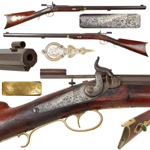 Original U.S. Civil War Era Half Stocked Percussion Heavy Barrel …