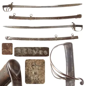 Original British Crimean War Era Canadian Unit-Marked Reeves P1853 Light …