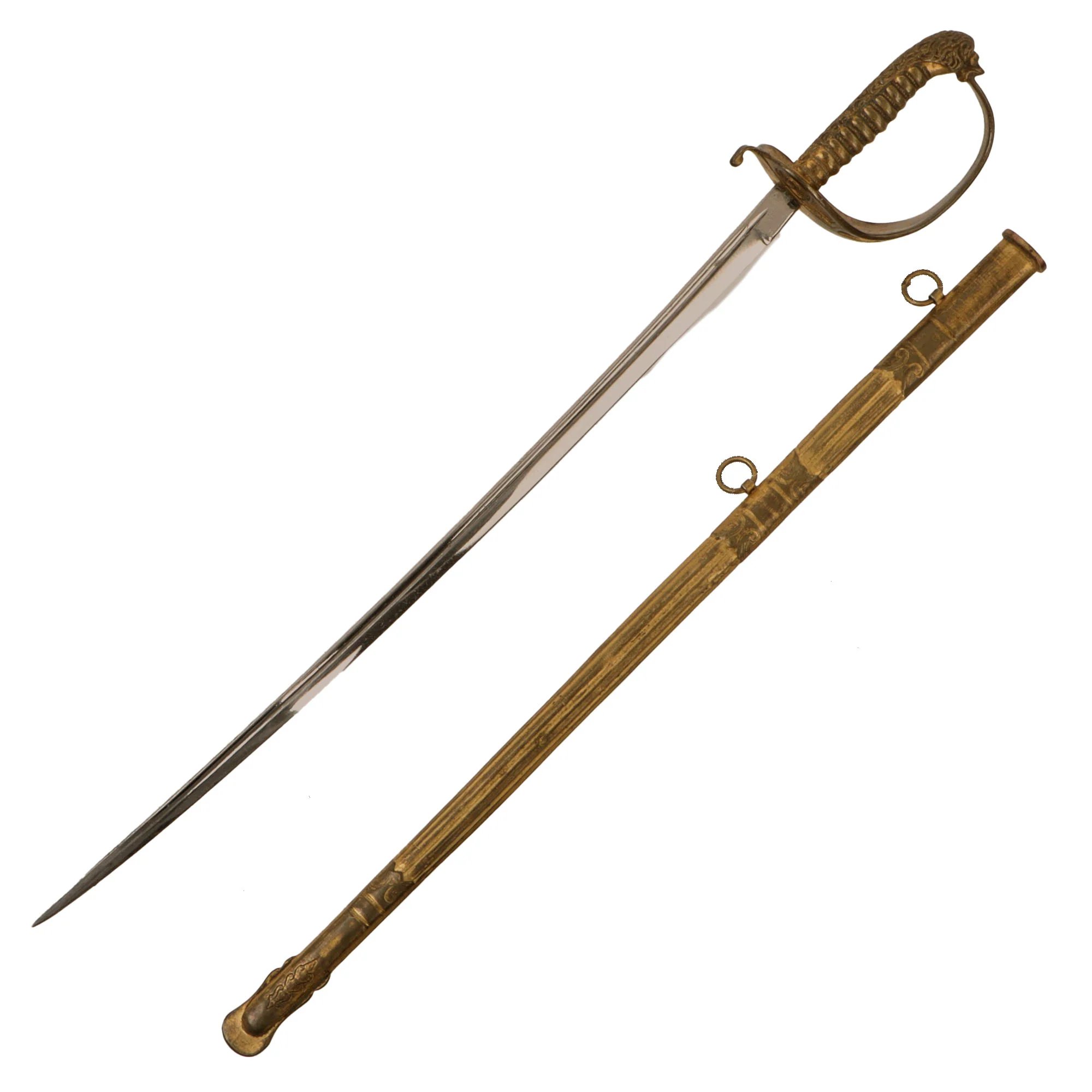 Original Imperial German 19th Century Miniature Kaiserliche Marine Navy Officer Presentation Sword with Scabbard - Salesman's Sample — image 2