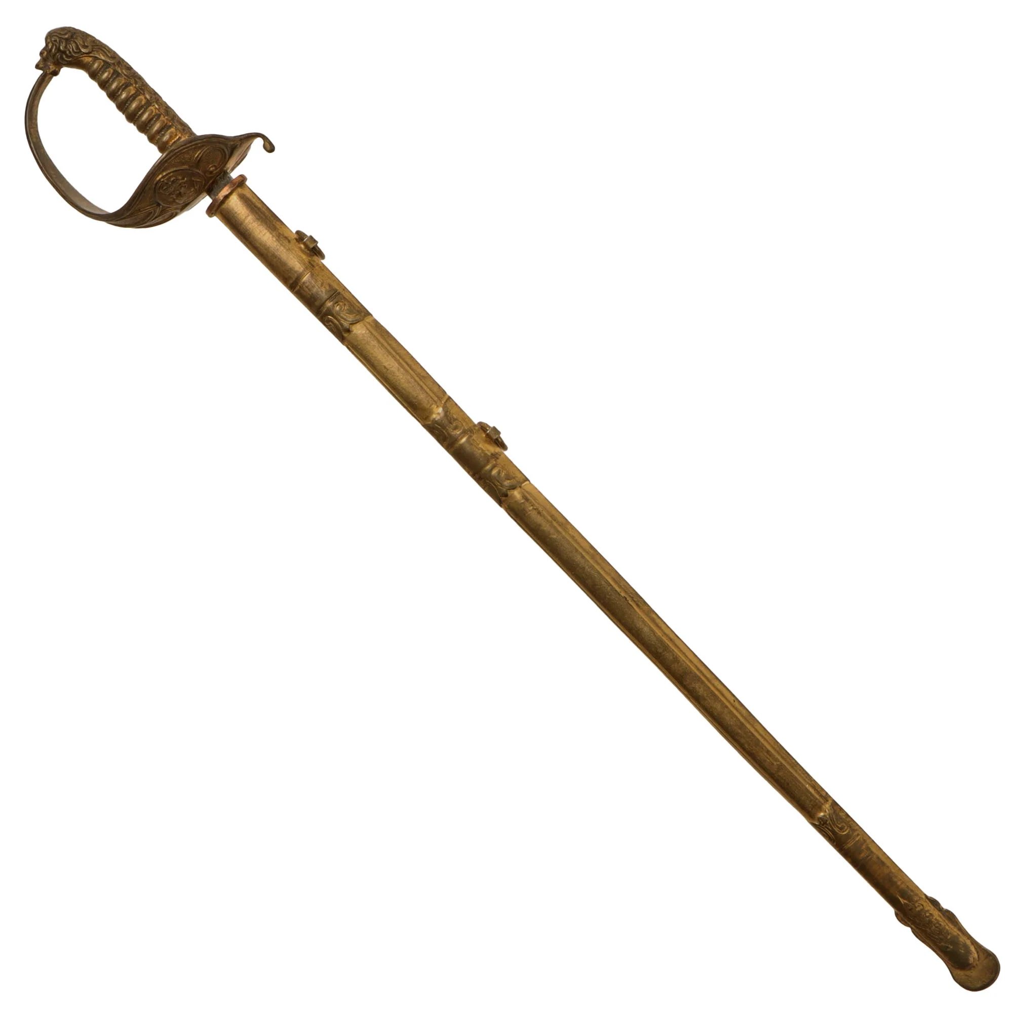 Original Imperial German 19th Century Miniature Kaiserliche Marine Navy Officer Presentation Sword with Scabbard - Salesman's Sample — image 3