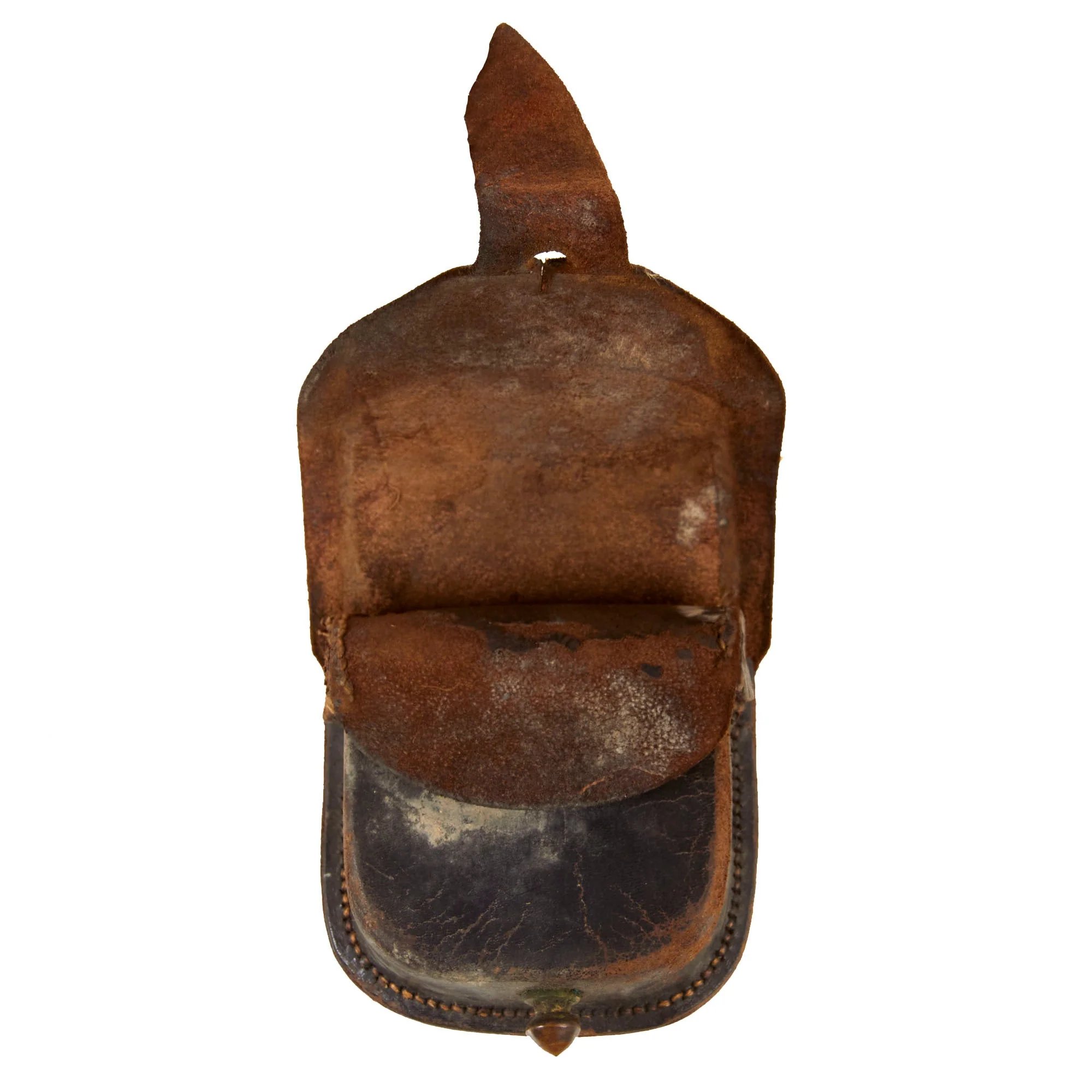 Original U.S. Civil War Federal Percussion Cap Box Pouch with Caps & Scarce Vent Pick by Young — image 2