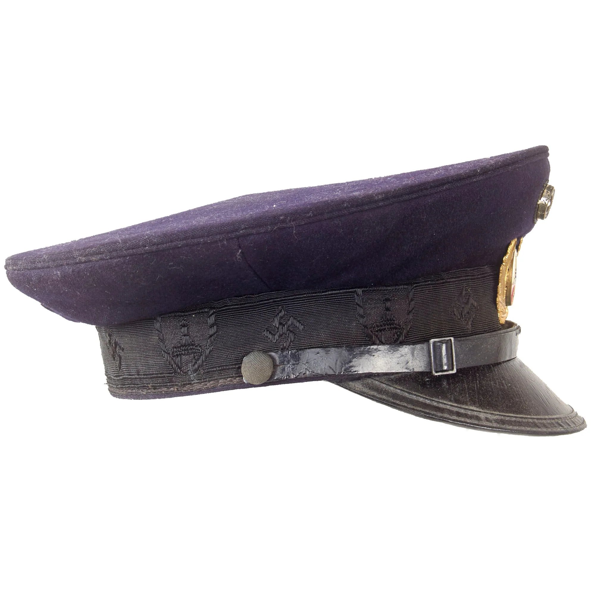 Original German WWII Early DRKB Kyffhäuser State Veterans Association Visor Cap - Dated 1935 — image 10