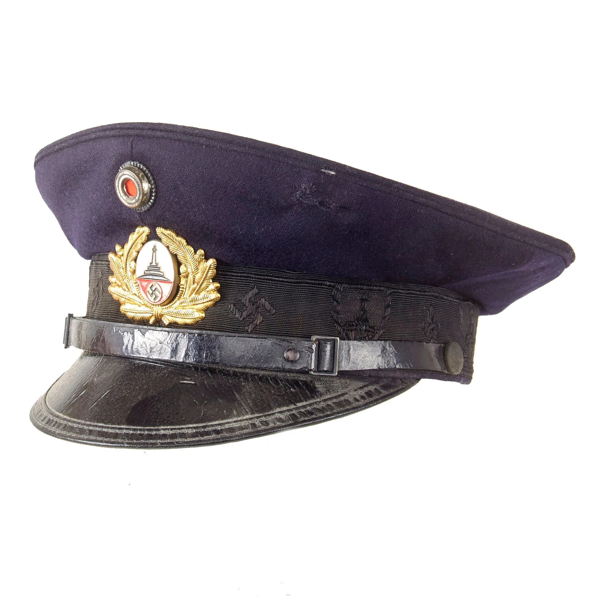 Original German WWII Early DRKB Kyffhäuser State Veterans Association Visor Cap - Dated 1935 — image 2
