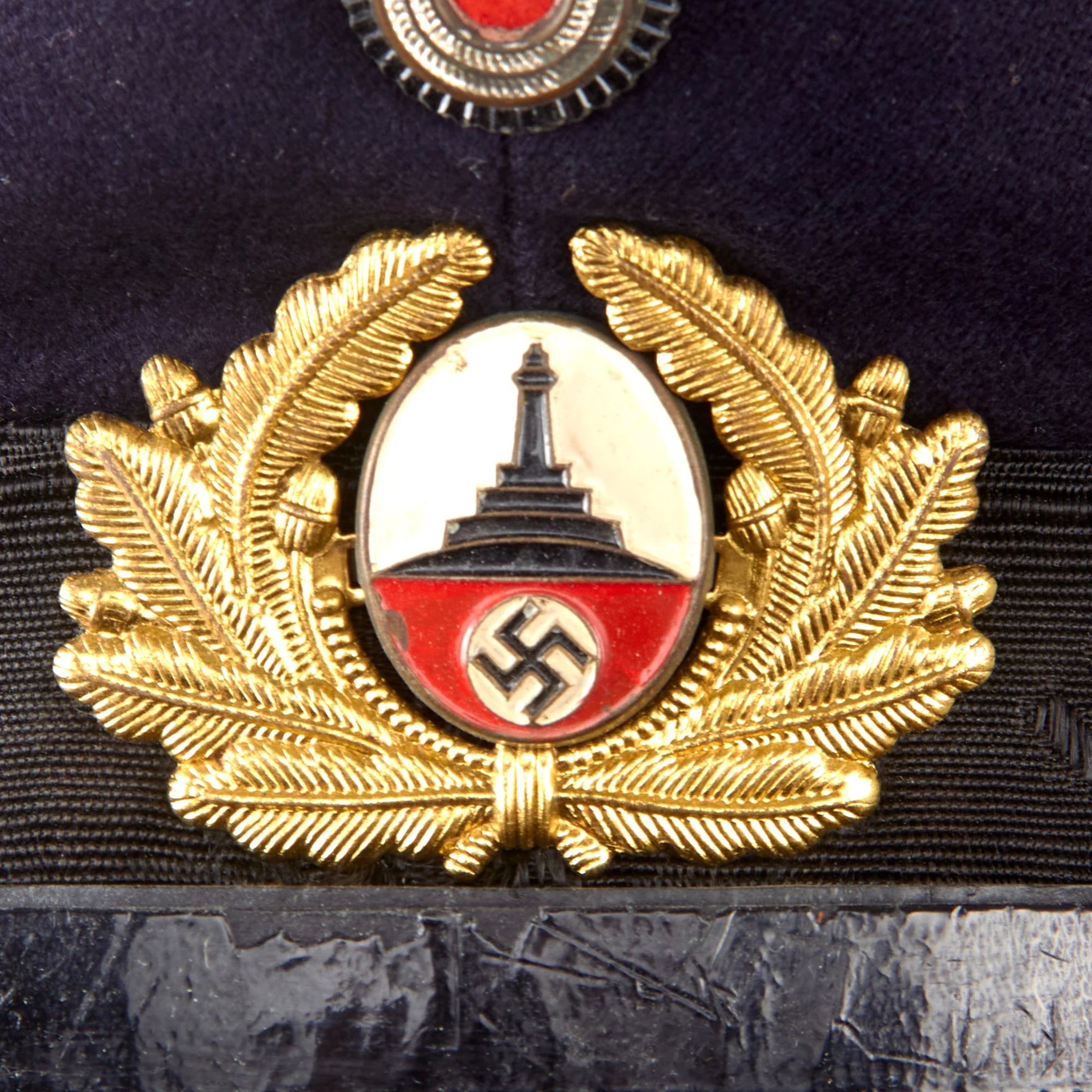 Original German WWII Early DRKB Kyffhäuser State Veterans Association Visor Cap - Dated 1935 — image 3