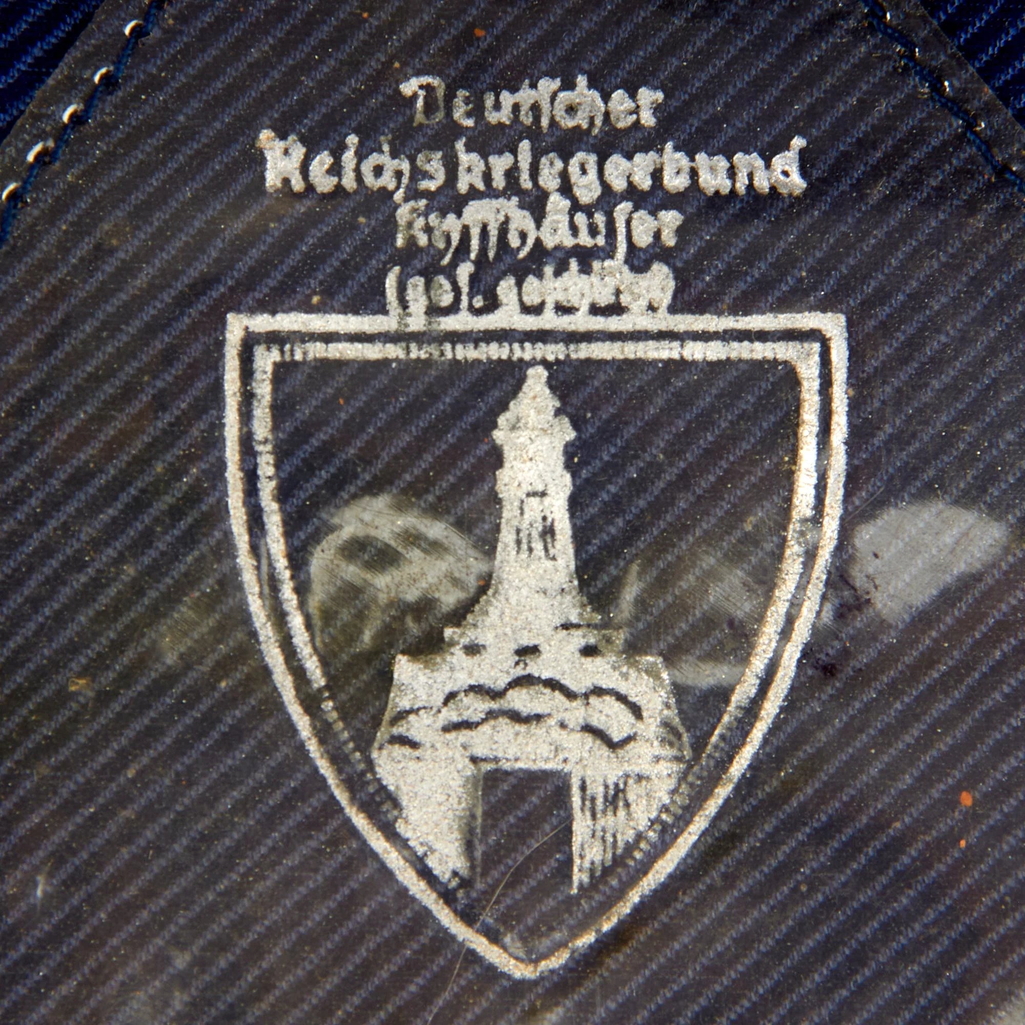 Original German WWII Early DRKB Kyffhäuser State Veterans Association Visor Cap - Dated 1935 — image 6