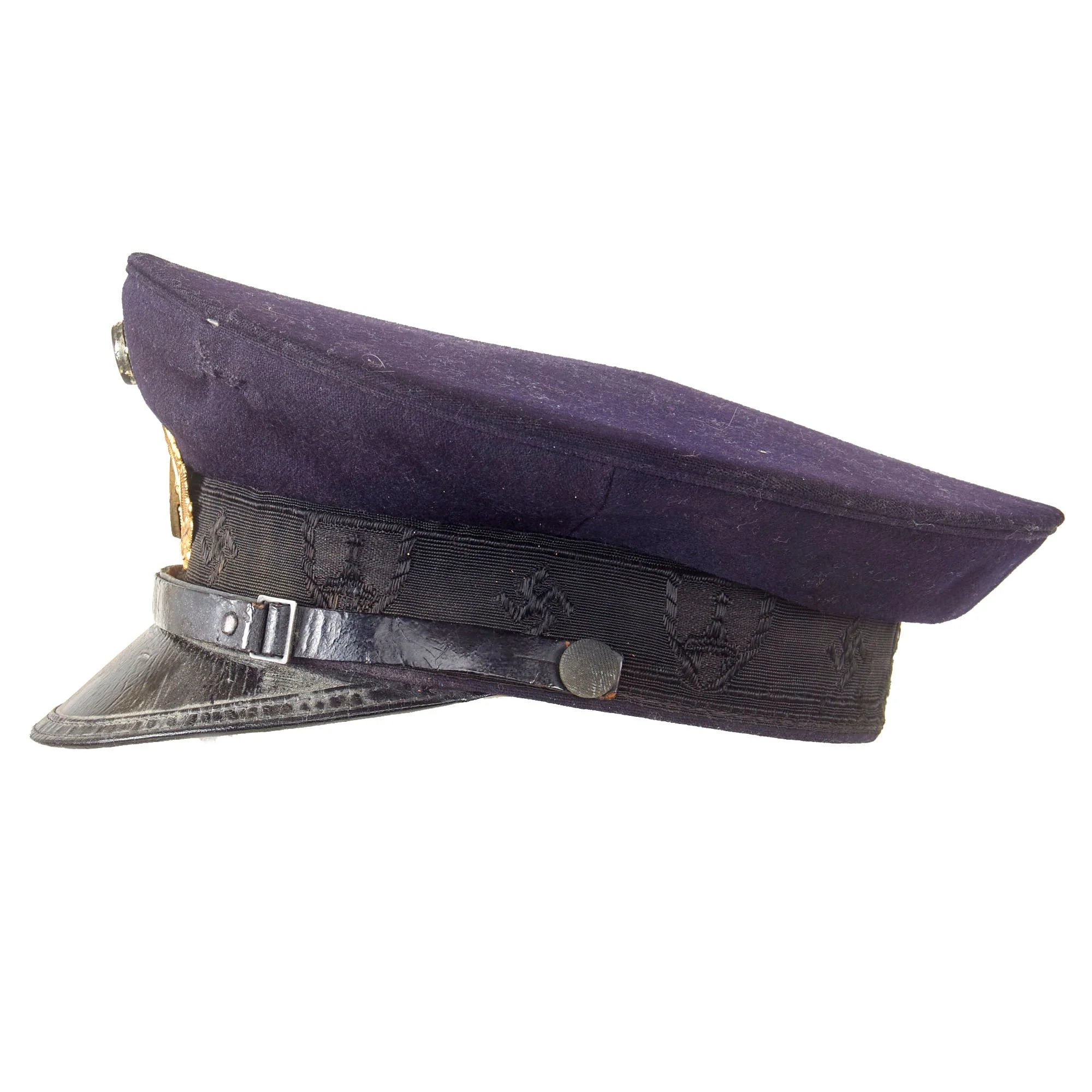 Original German WWII Early DRKB Kyffhäuser State Veterans Association Visor Cap - Dated 1935 — image 8