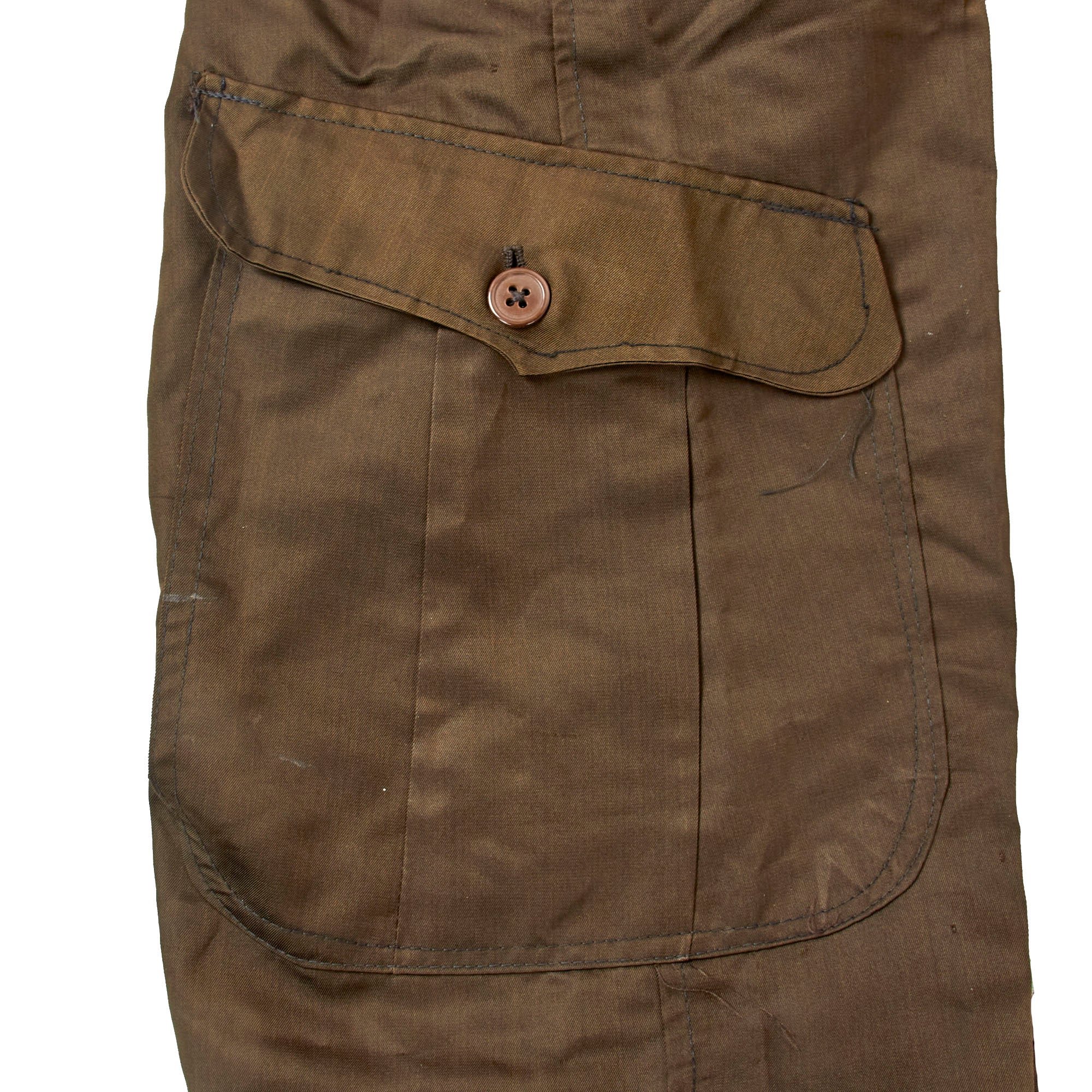 Original WWII Imperial Japanese Navy Pilot Lightweight Flight Trousers with Original Tag — image 5