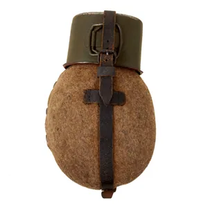 Original German WWII Aluminum M31 Canteen Rig with Aluminum Cup …