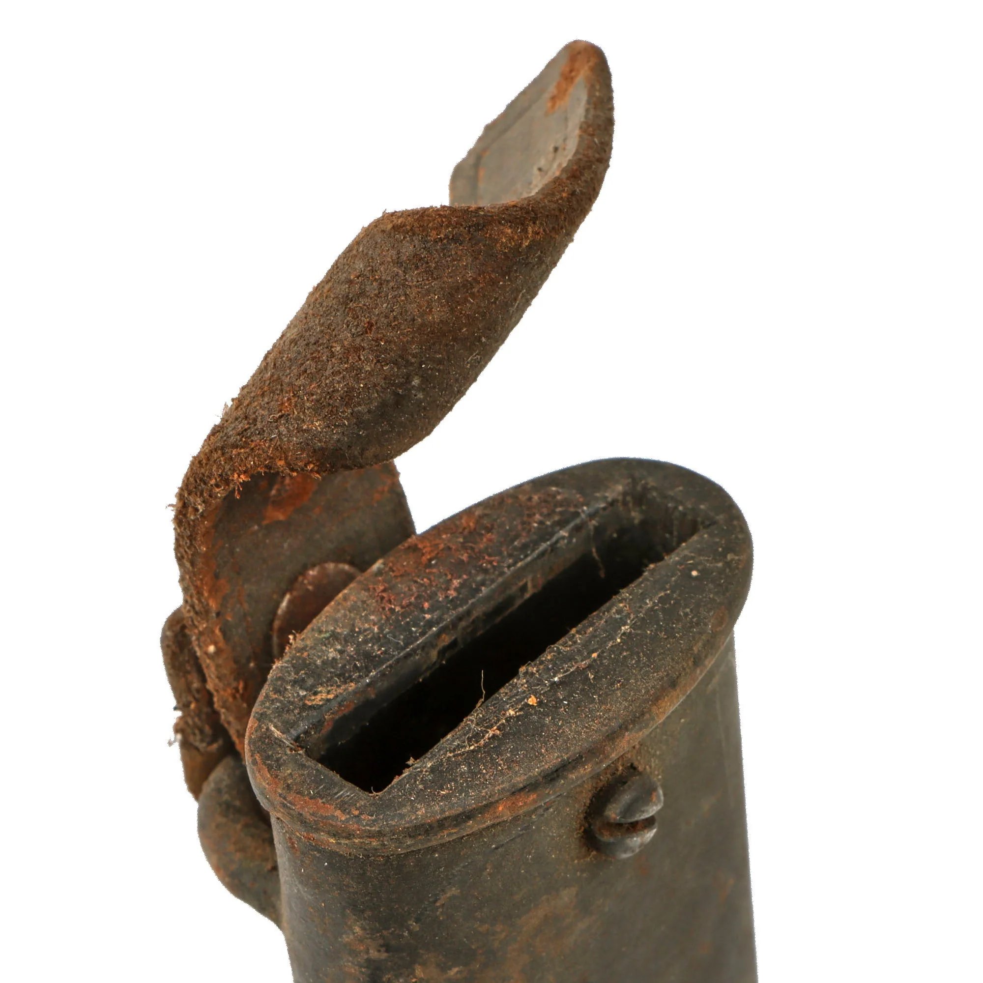 Original WWI Swiss Model 1914 Pioneer Sawback Sword Bayonet with Scabbard by Hans Steiner of Neuhausen - For Schmidt-Rubin 1911 Carbine — image 13