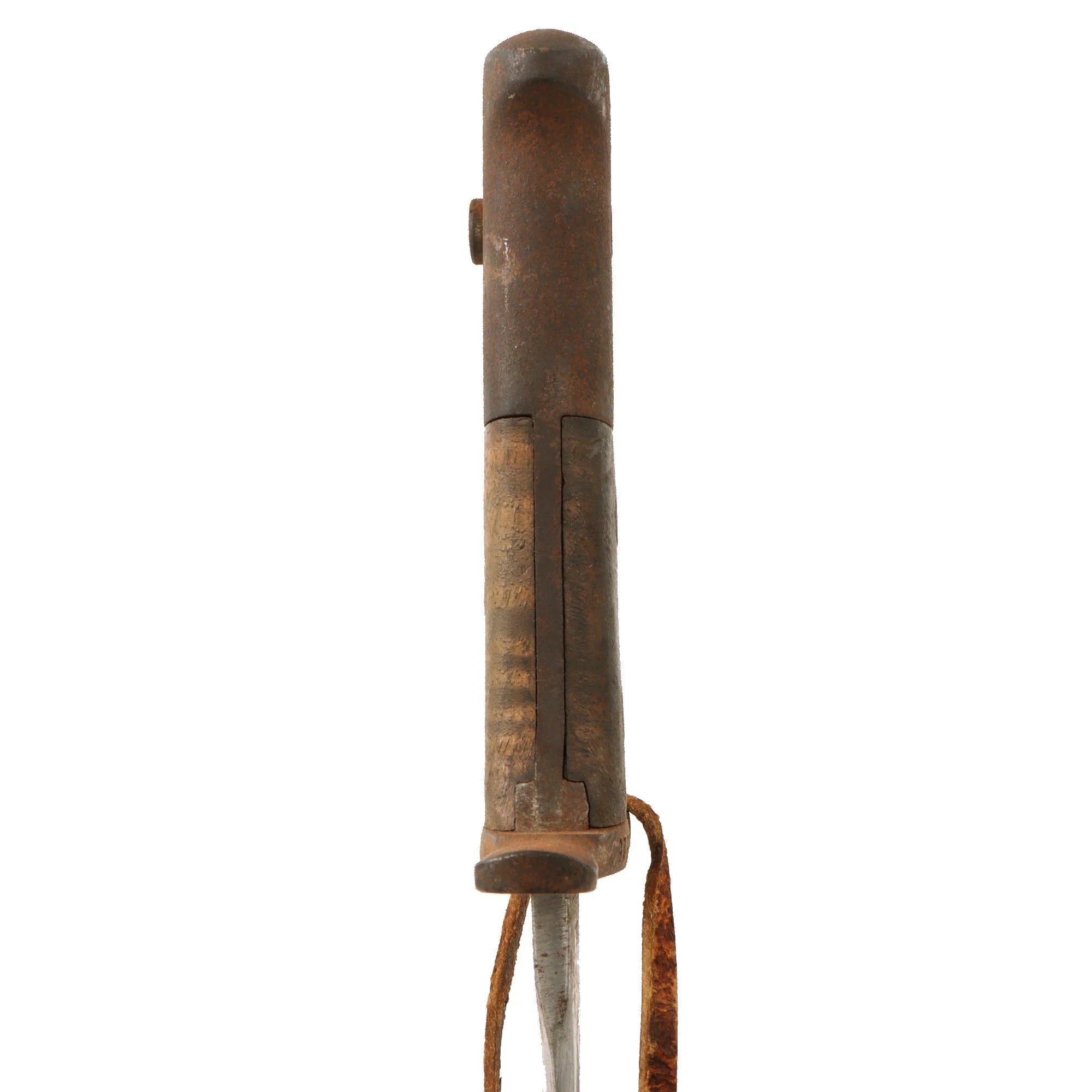 Original WWI Swiss Model 1914 Pioneer Sawback Sword Bayonet with Scabbard by Hans Steiner of Neuhausen - For Schmidt-Rubin 1911 Carbine — image 9