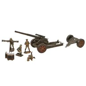 Original German Pre-WWII Era Artillery Gun Lineol & Elastolin Toy …