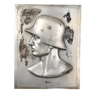 Original German WWII Heer Army Soldier Bust Stamped Metal Wall …